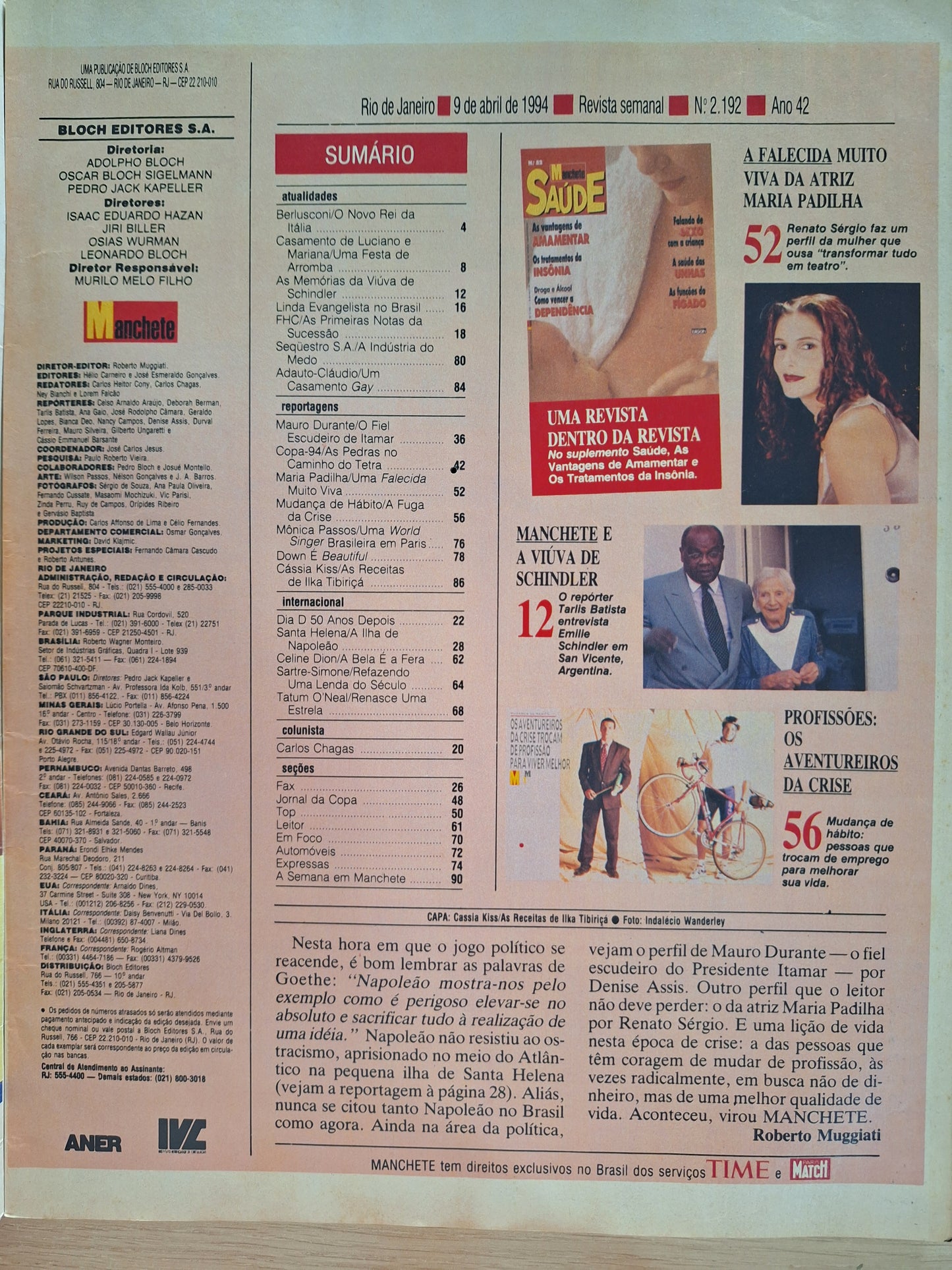 Revista Manchete 2192 (1994)
