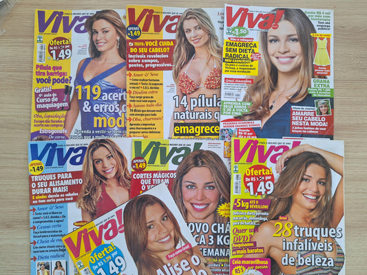 Kit Revista Viva Mais - Grazi Massafera