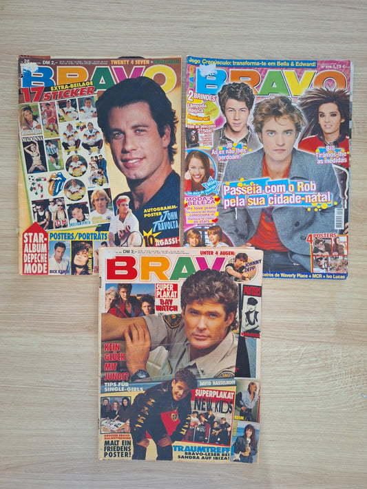 Kit Revista Bravo + Super Pop - Para recorte
