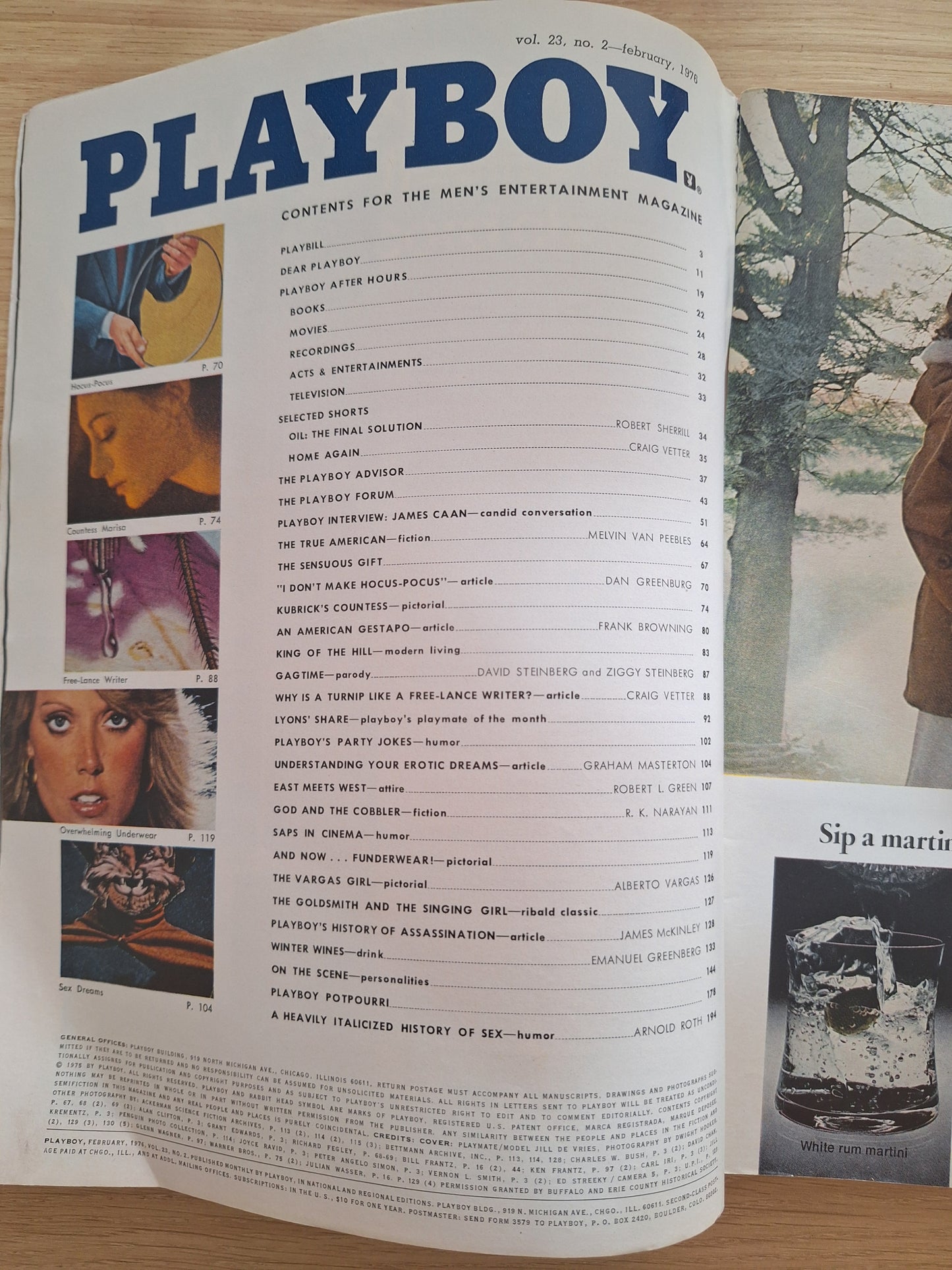 Revista Playboy Americana  (1976)