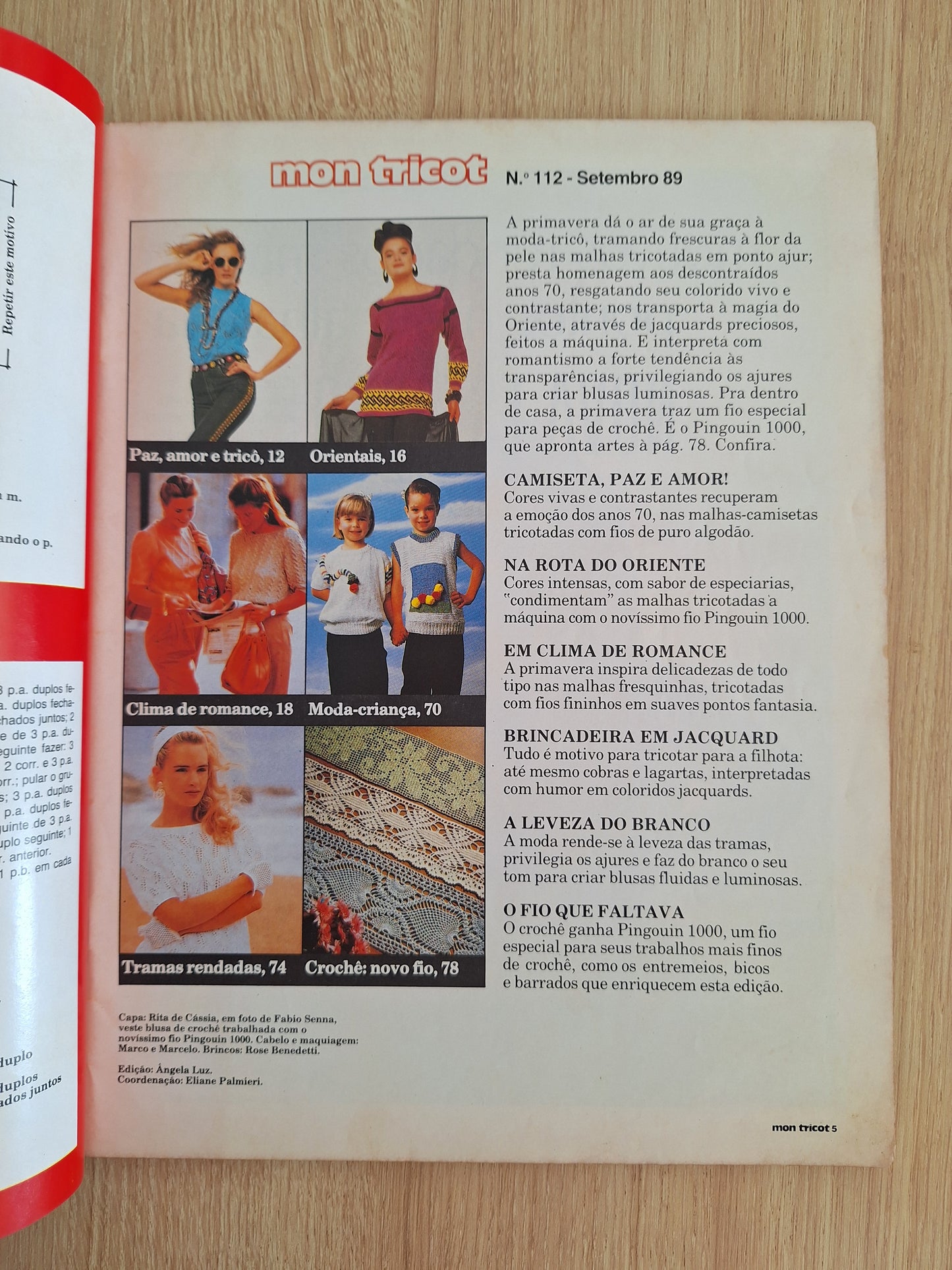 Revista Mon Tricot 07 (1989)