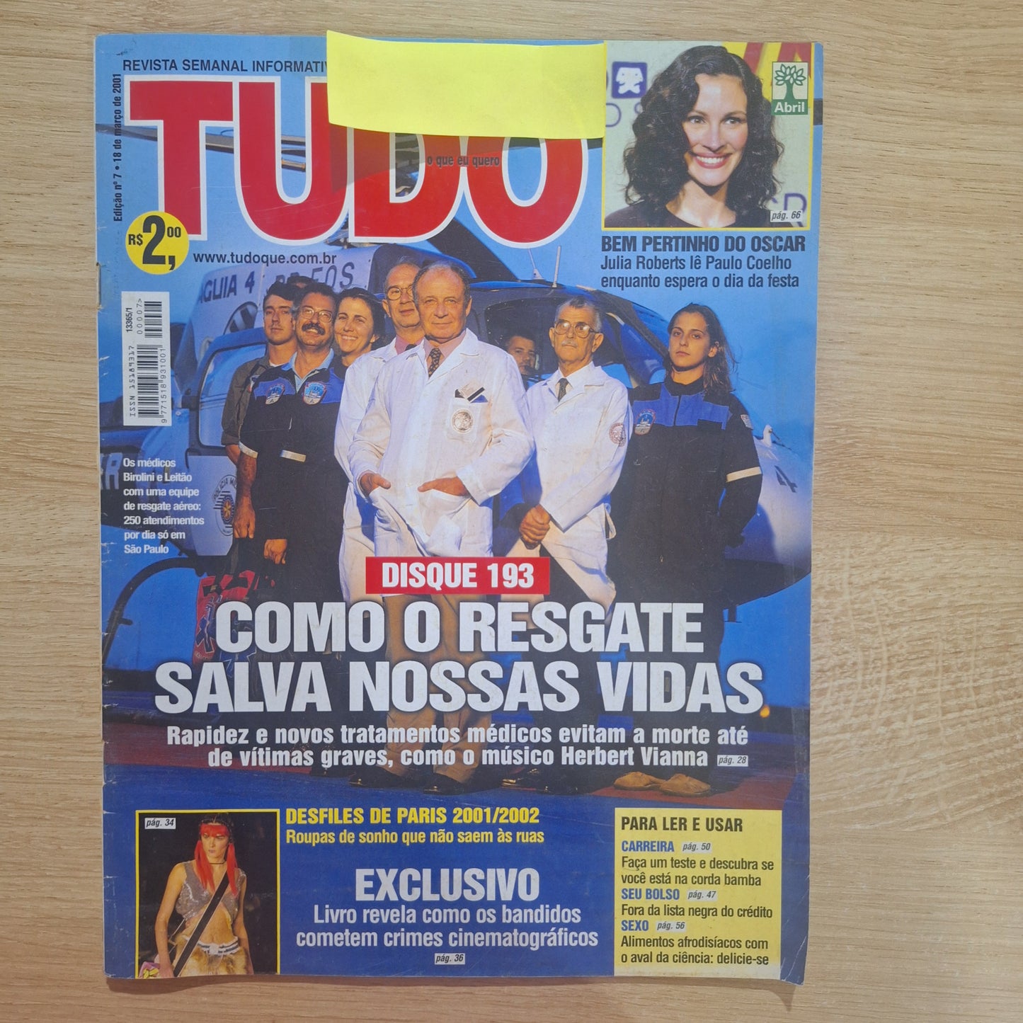 Revista Tudo o que eu quero 0u (2001)