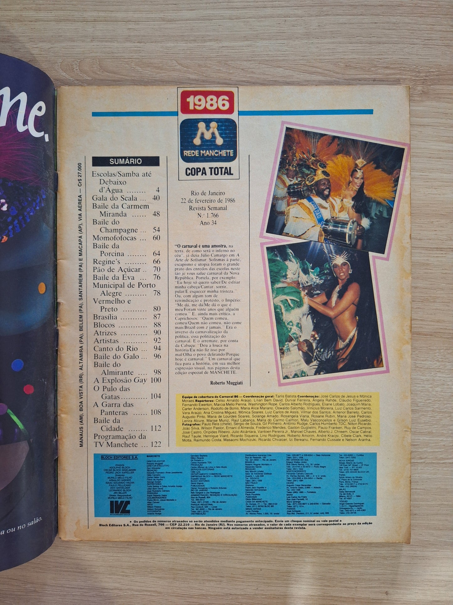 Revista Manchete 1766 (1986)
