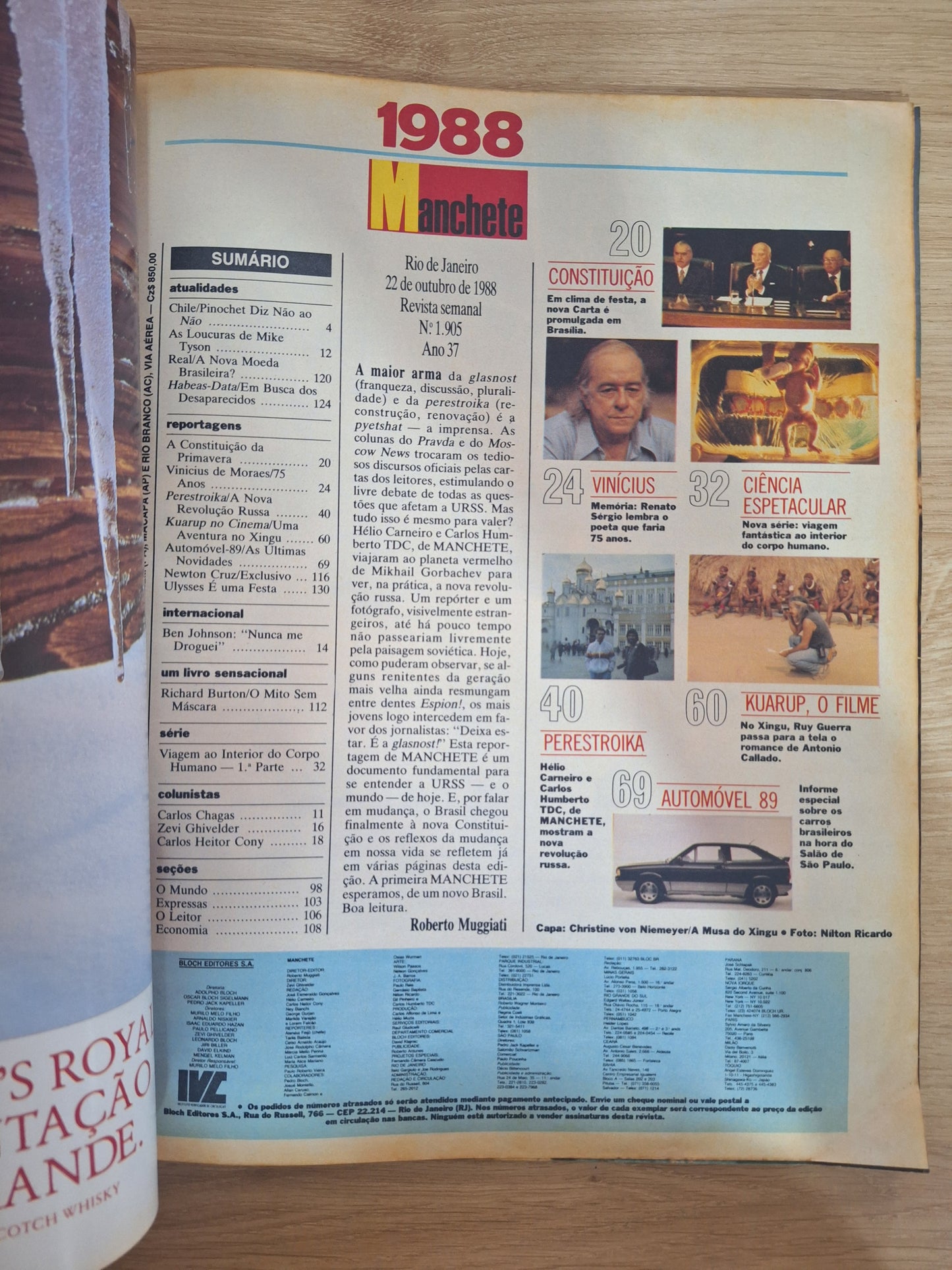 Revista Manchete 1905 (1988)