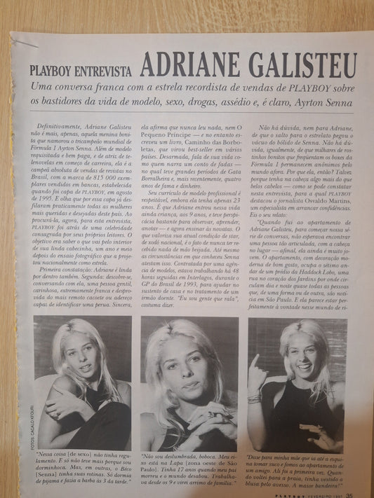 Adriane Galisteu - Entrevista Playboy