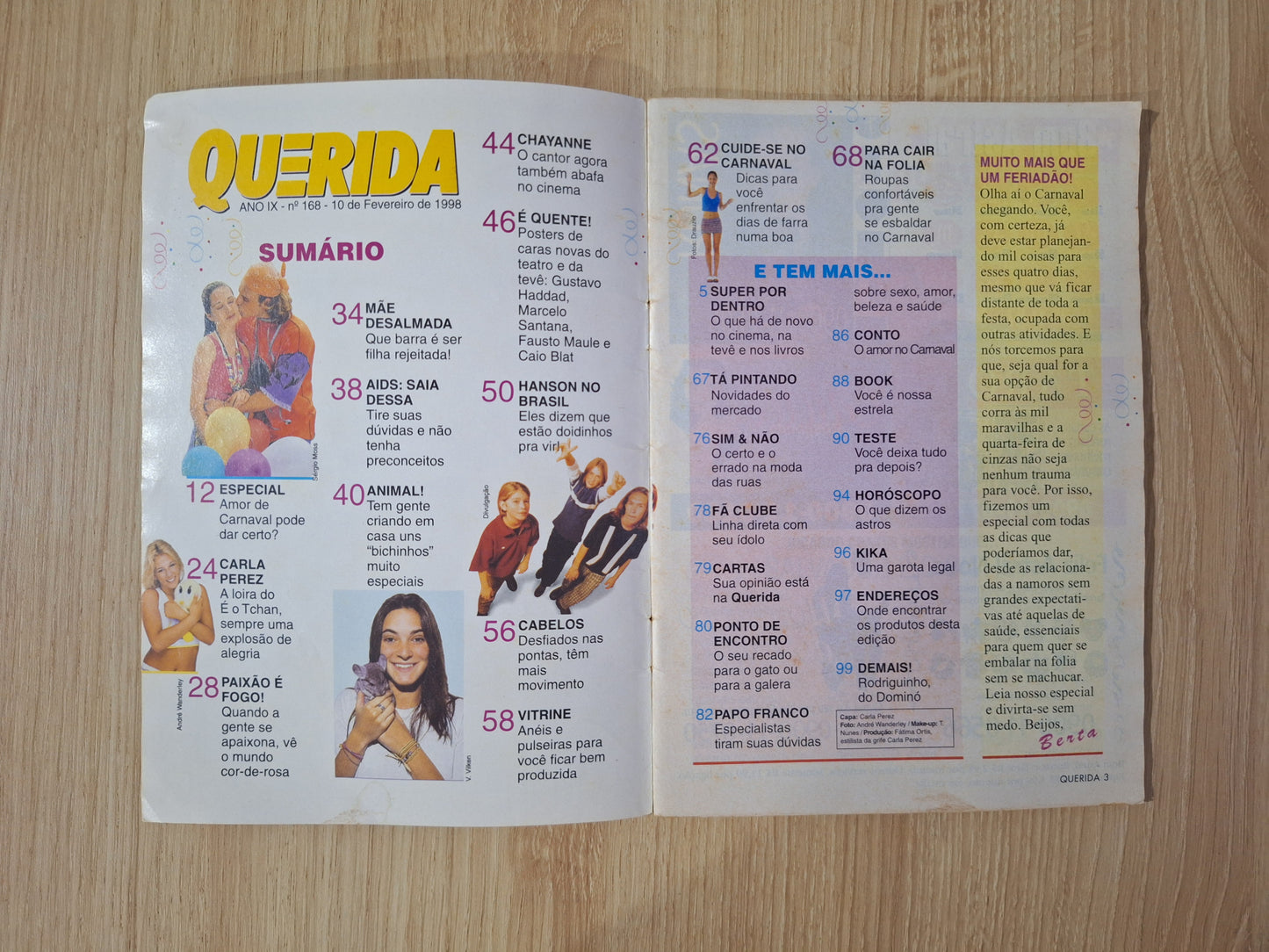 Revista Querida 168 (1998)