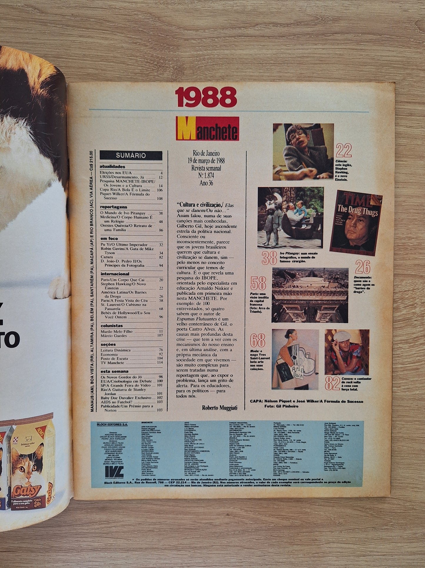 Revista Manchete 1874 (1988)