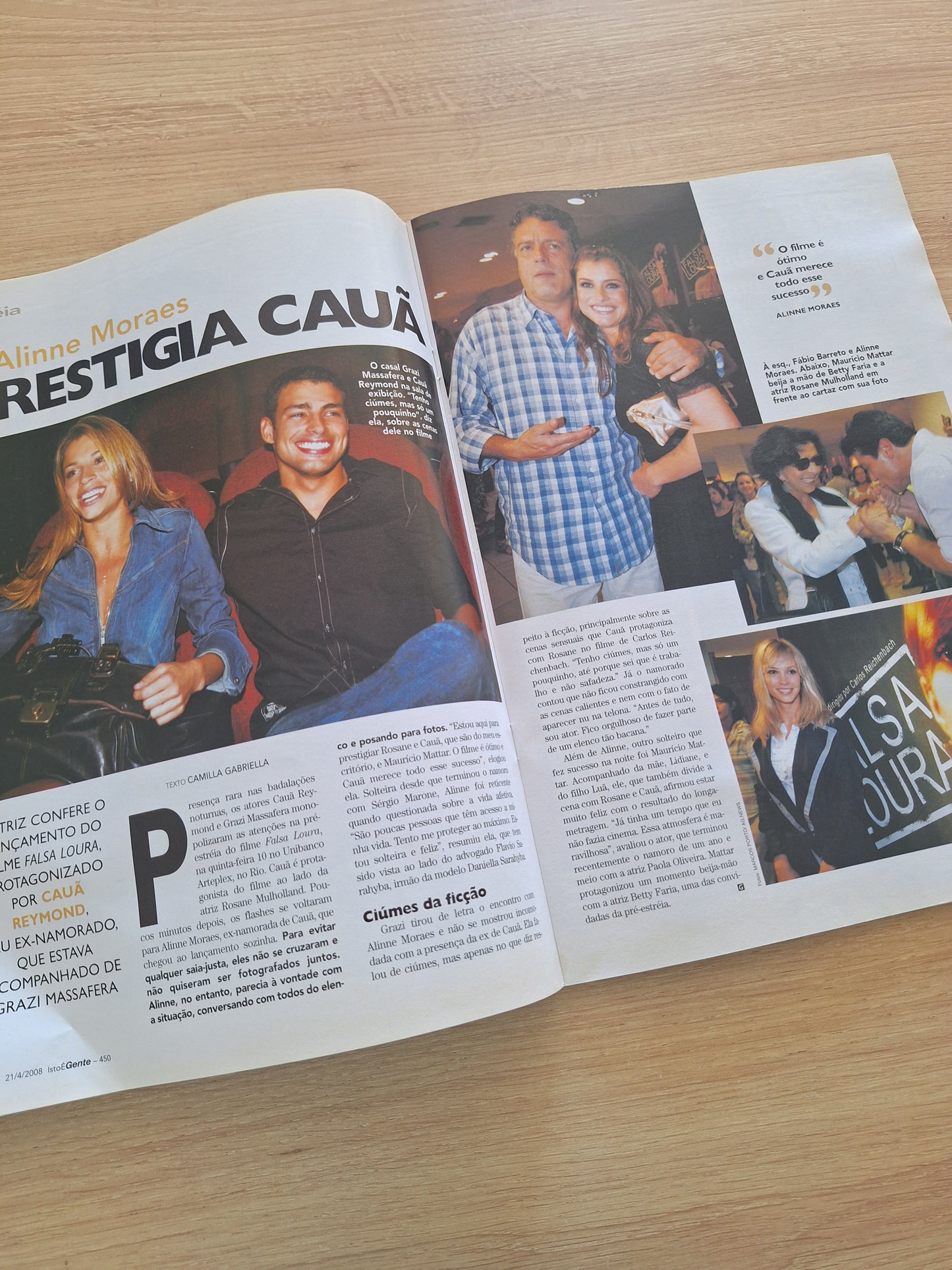 Revista Istoé Gente 450 (2008)