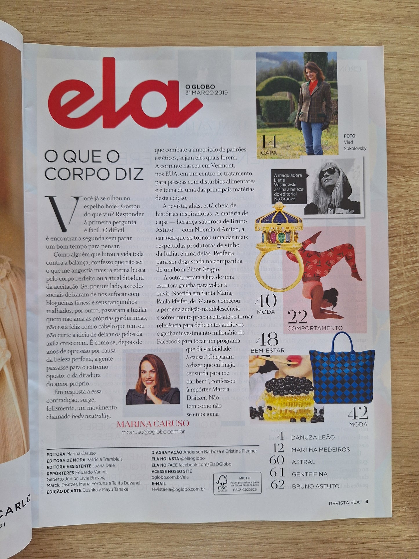 Revista Ela O Globo (2019) Noemia D'amico