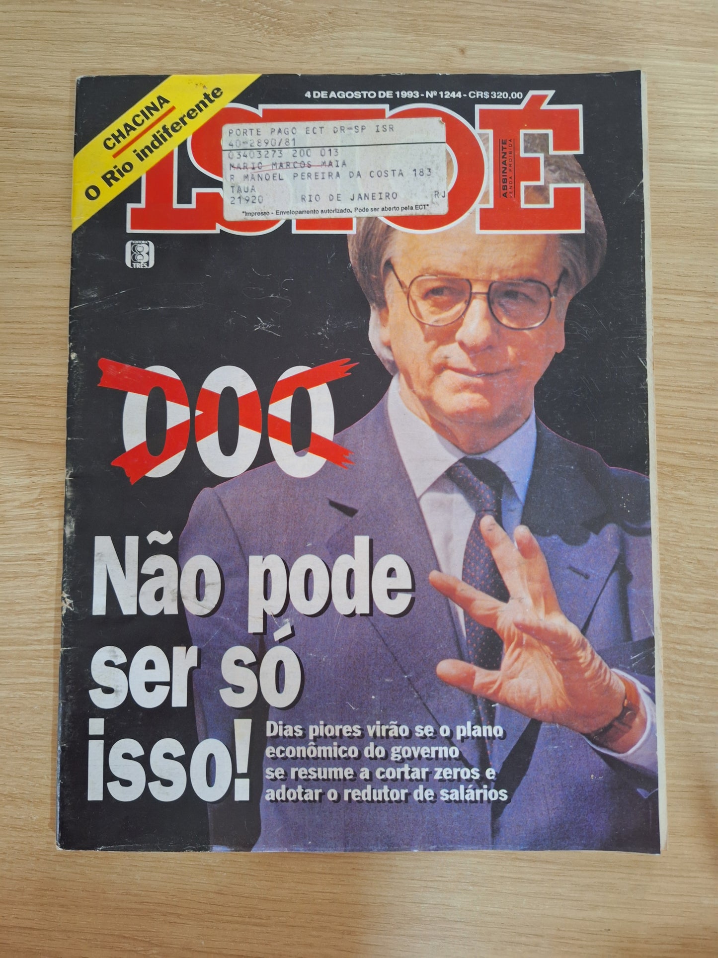 Revista Istoé 1244 (1993)