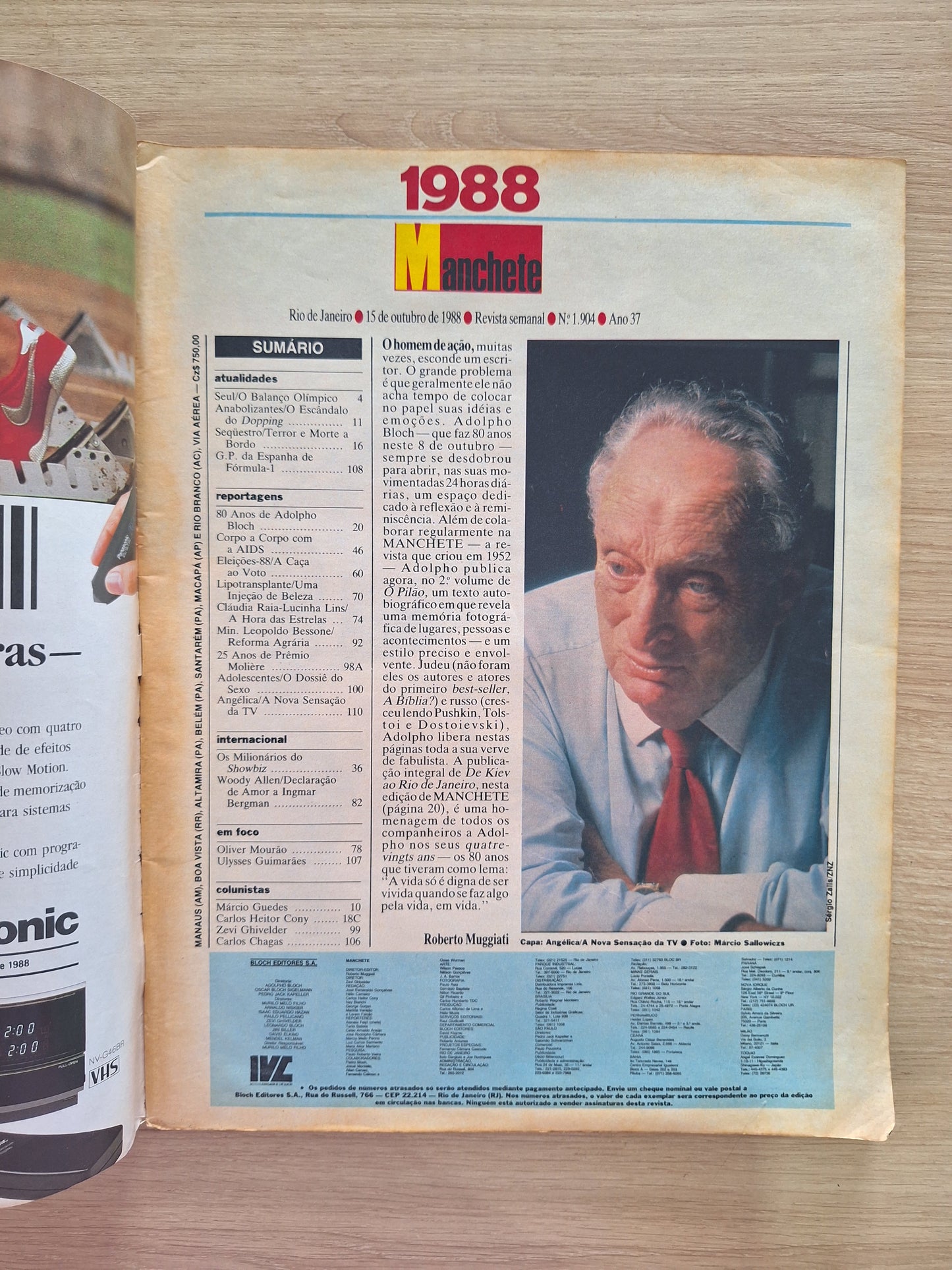 Revista Manchete 1904 (1988)