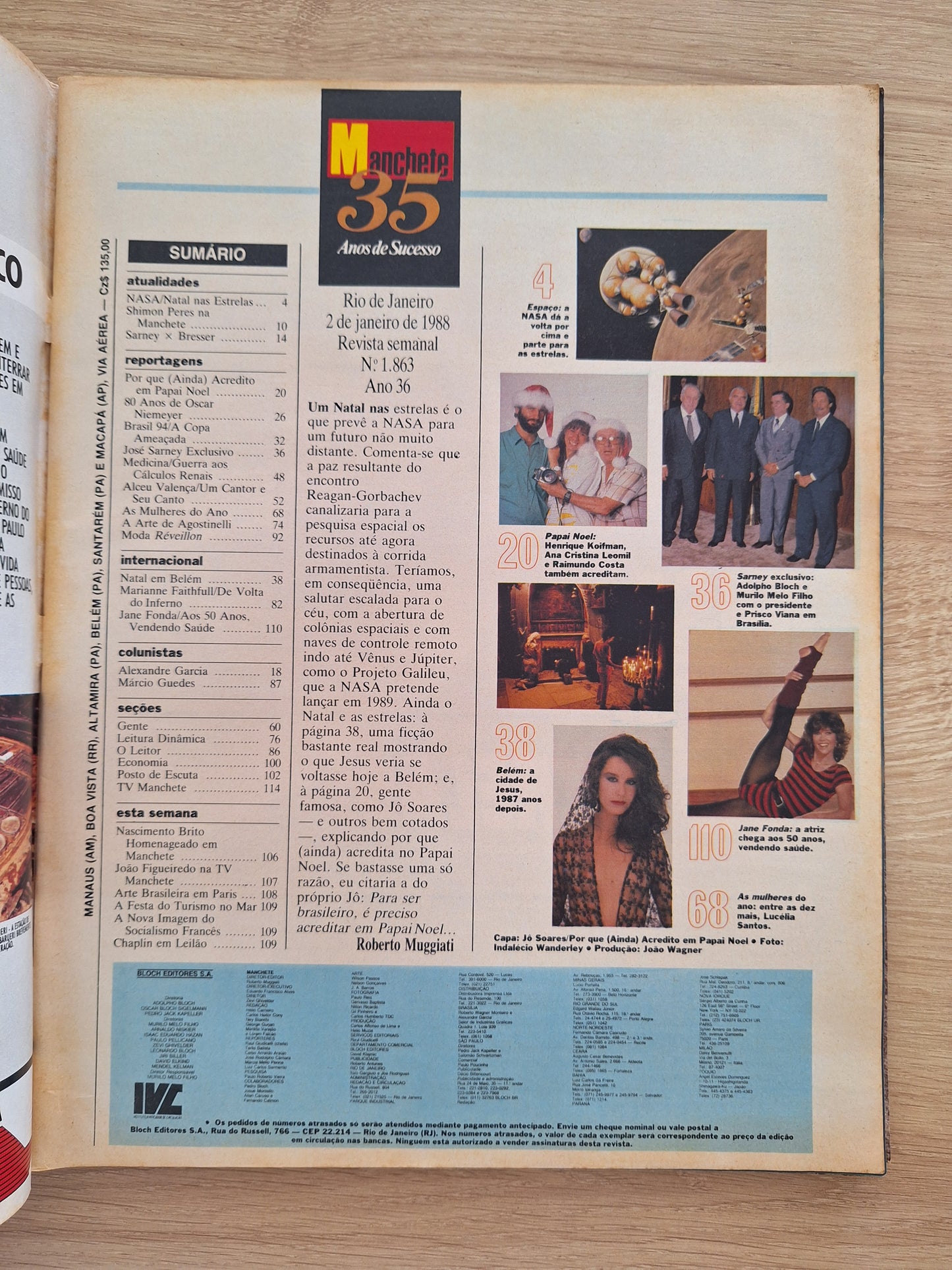 Revista Manchete 1863 (1988)