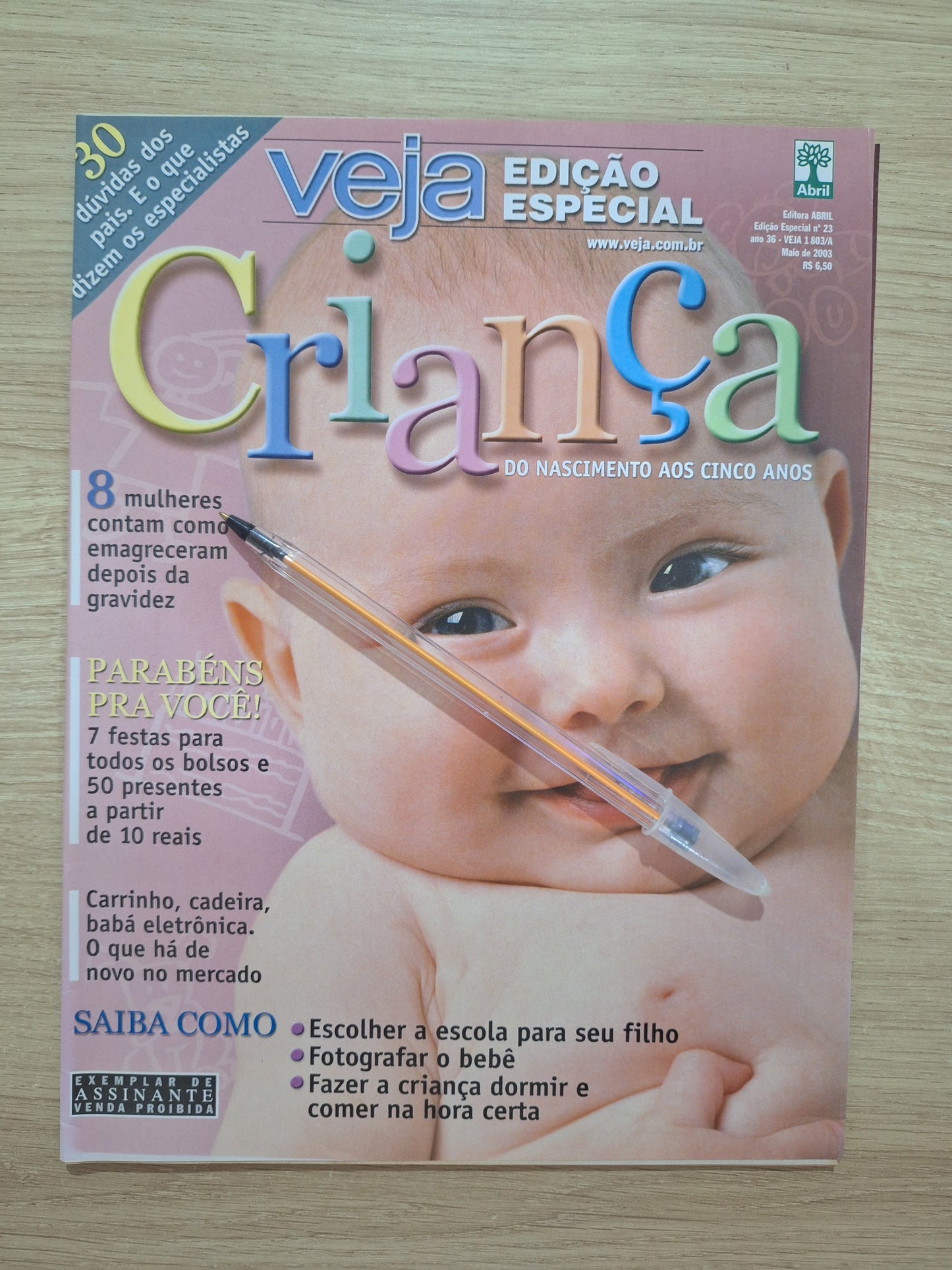 Revista Veja Esp. Criança 1803 / 2003