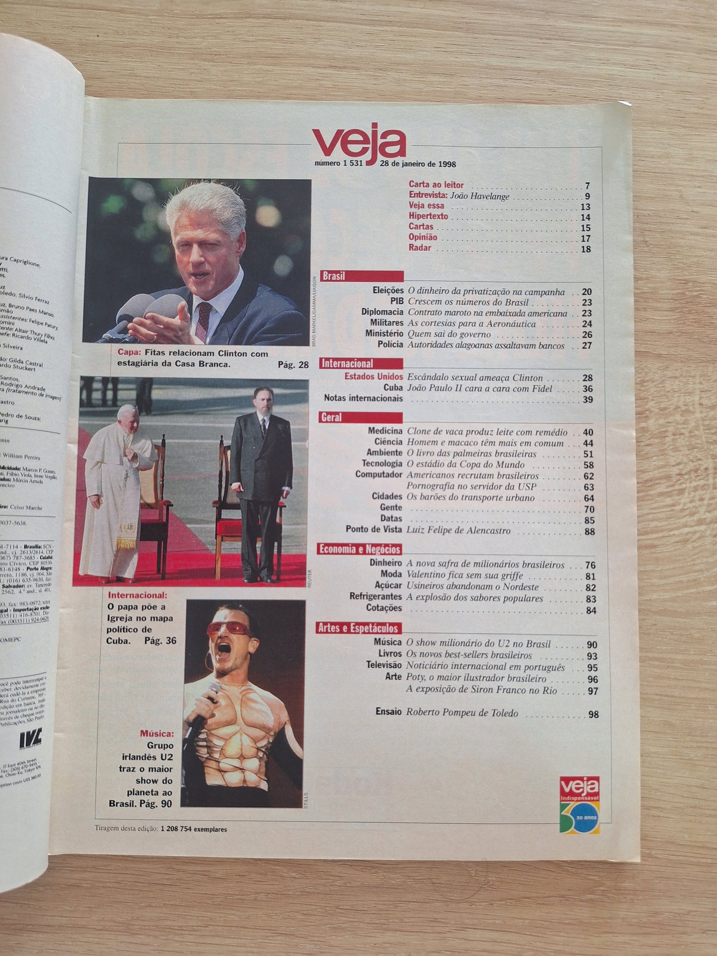 Revista Veja 1531 (1998)