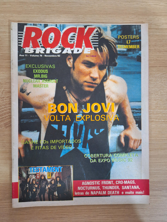Revista Rock Brigade 76 (1992)