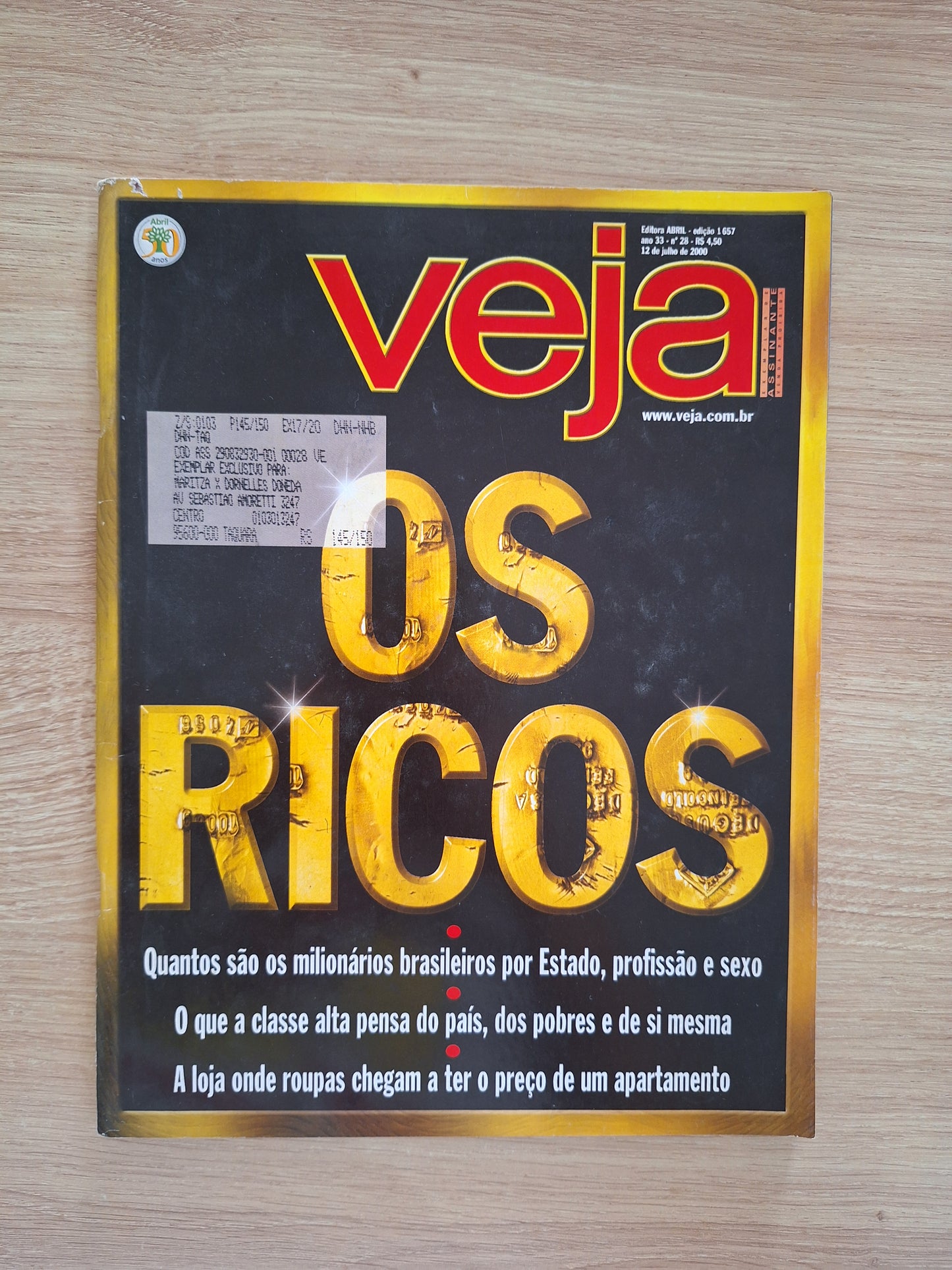 Revista Veja 1657 (2000)