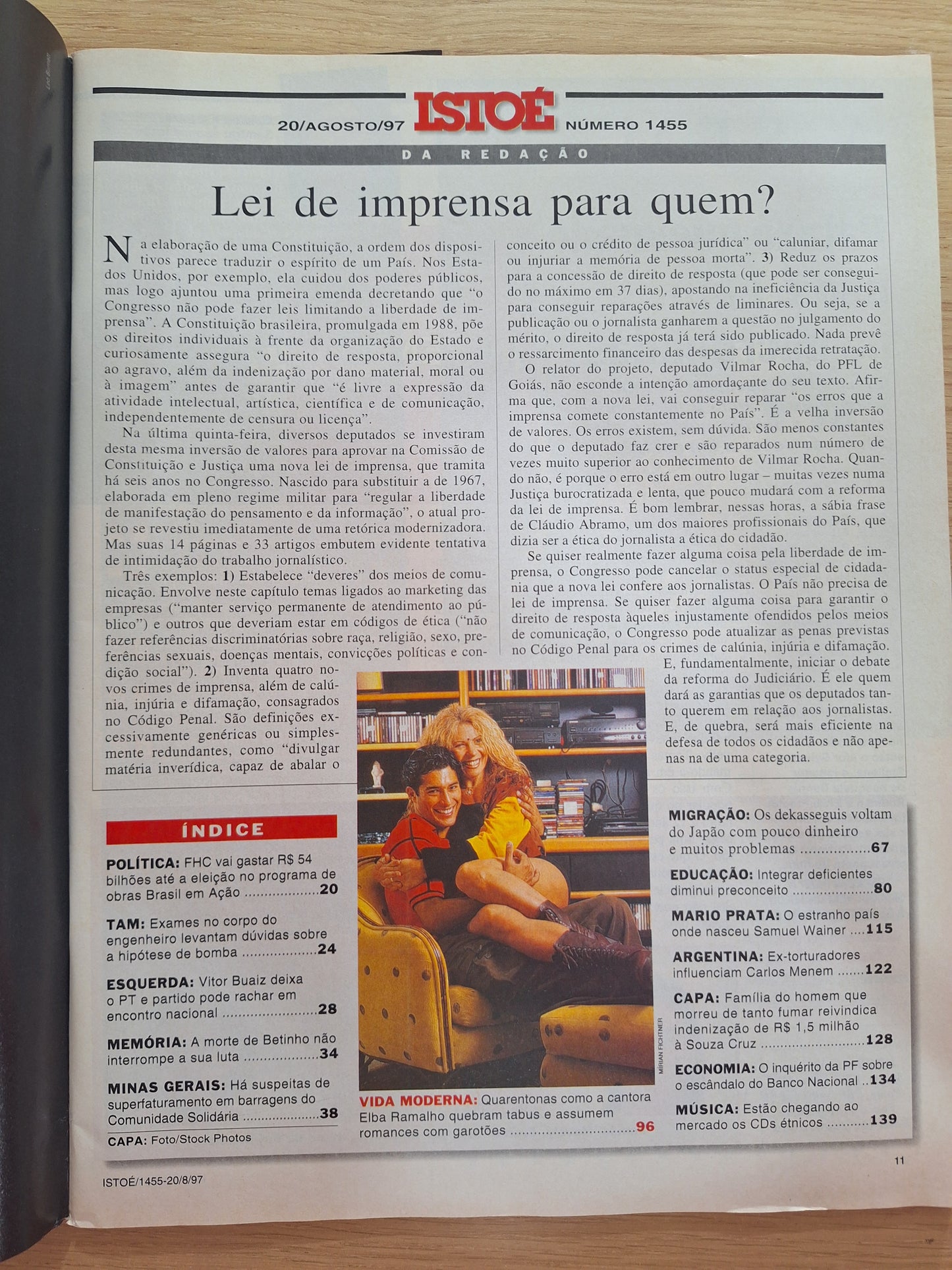 Revista Istoé 1455 (1997)