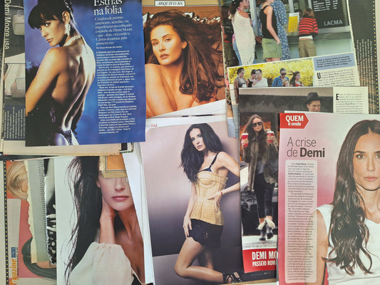 Demi Moore - Material de revista e jornais