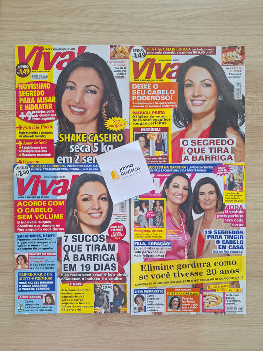 Kit Revista Viva Mais - Patrícia Poeta