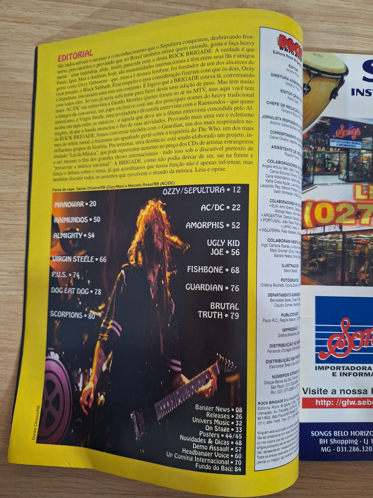 Revista Rock Brigade 125 (1996)