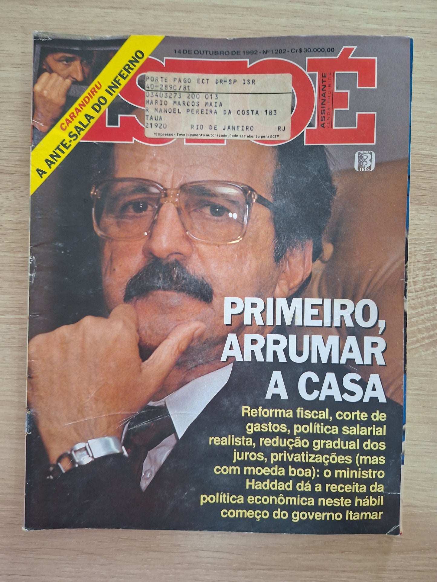 Revista Istoé 1202 (1992)