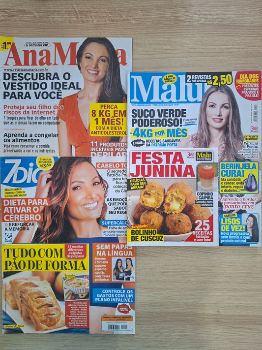 Kit Revista Patrícia Poeta