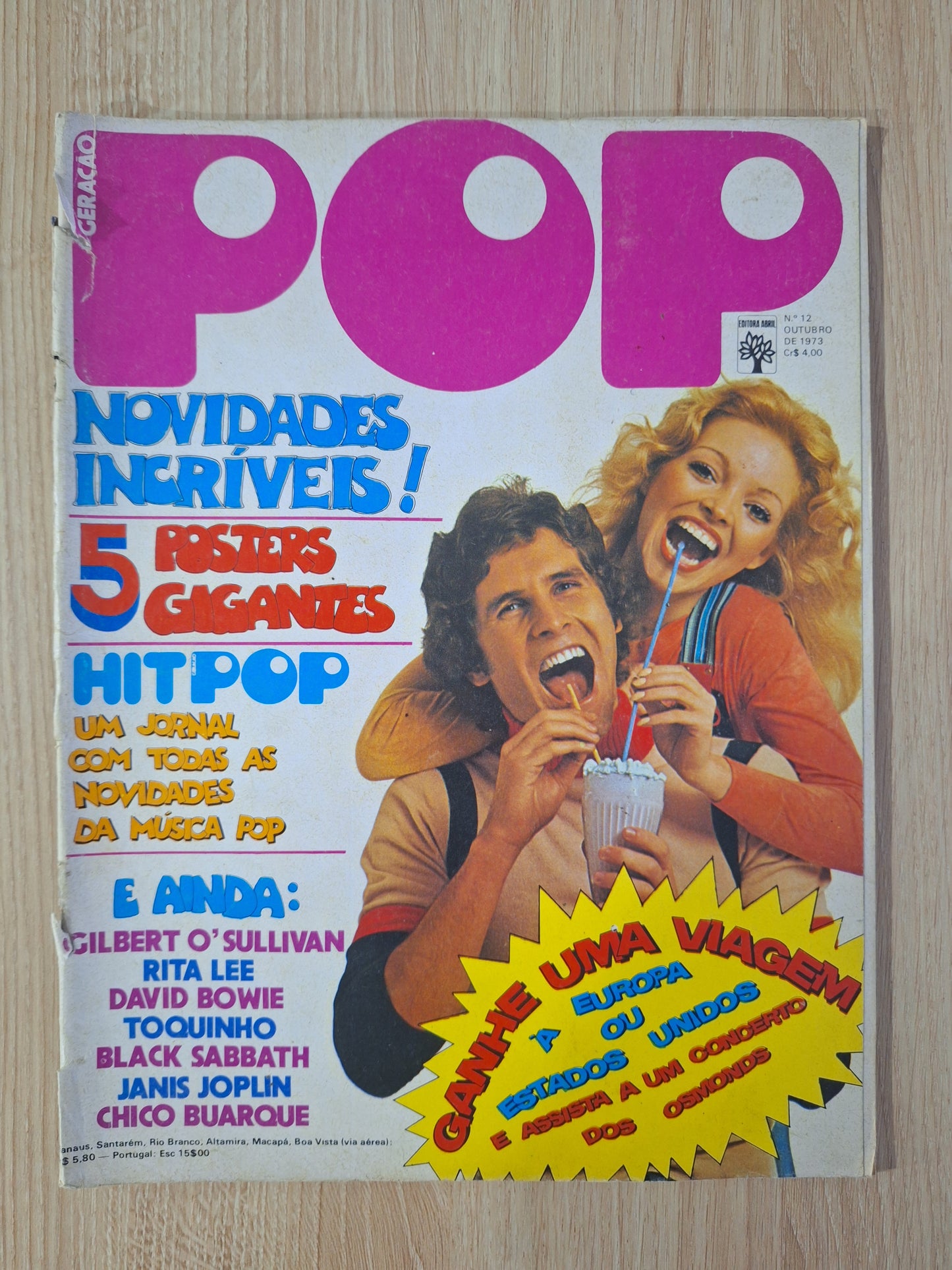 Revista Geração Pop 12 (1973)