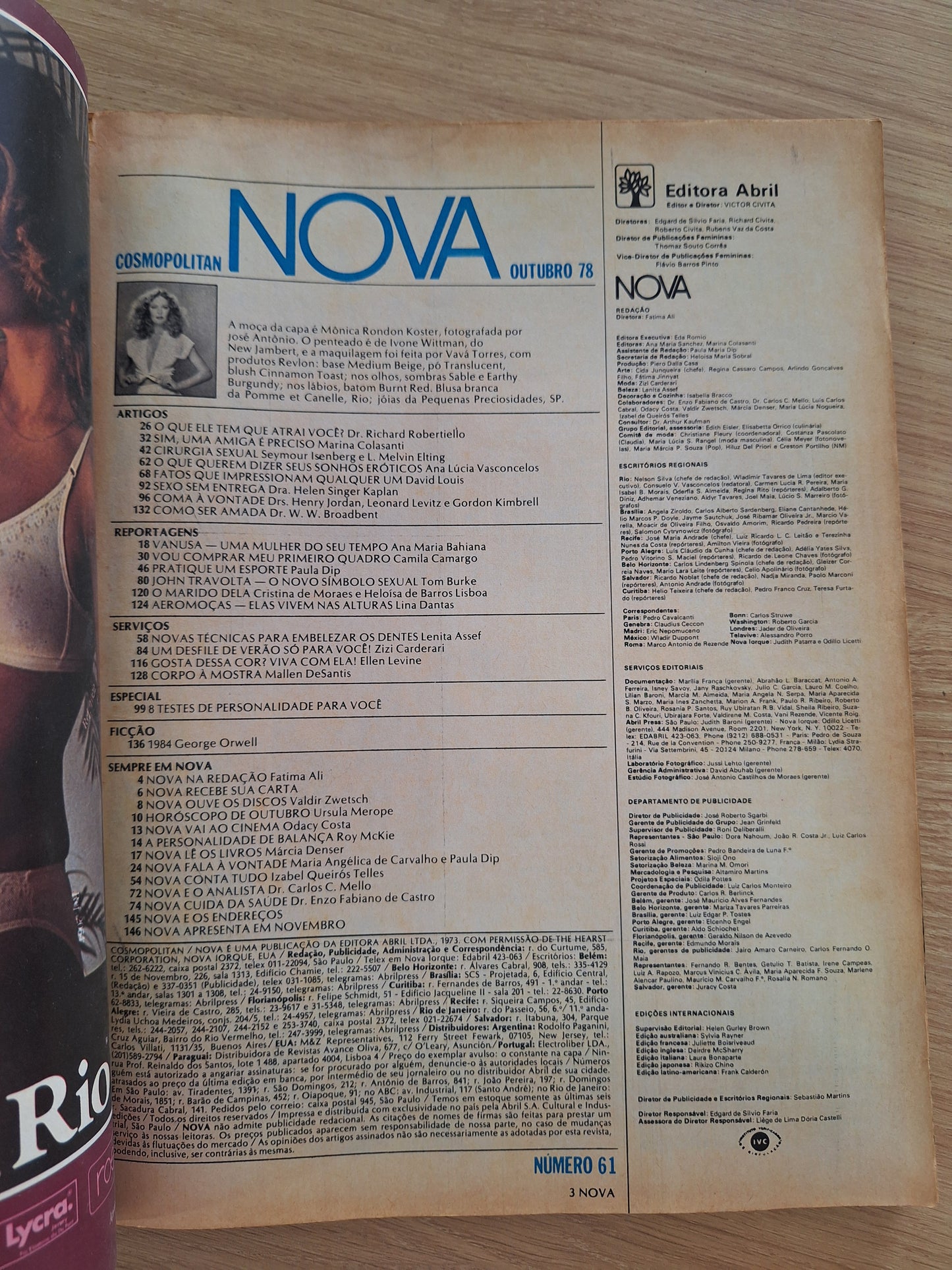 Revista Nova Cosmopolitan Nº 61 (1978)