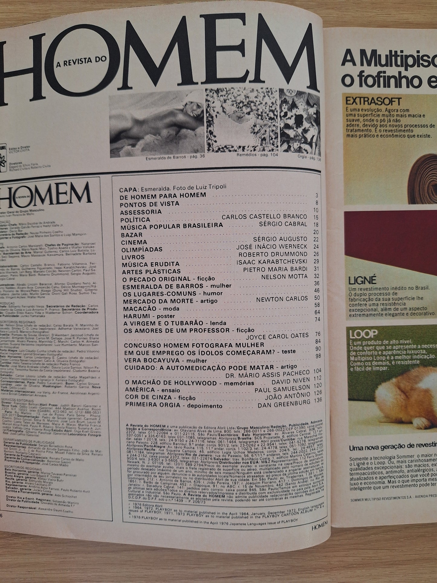 Revista Homem N° 12 1976