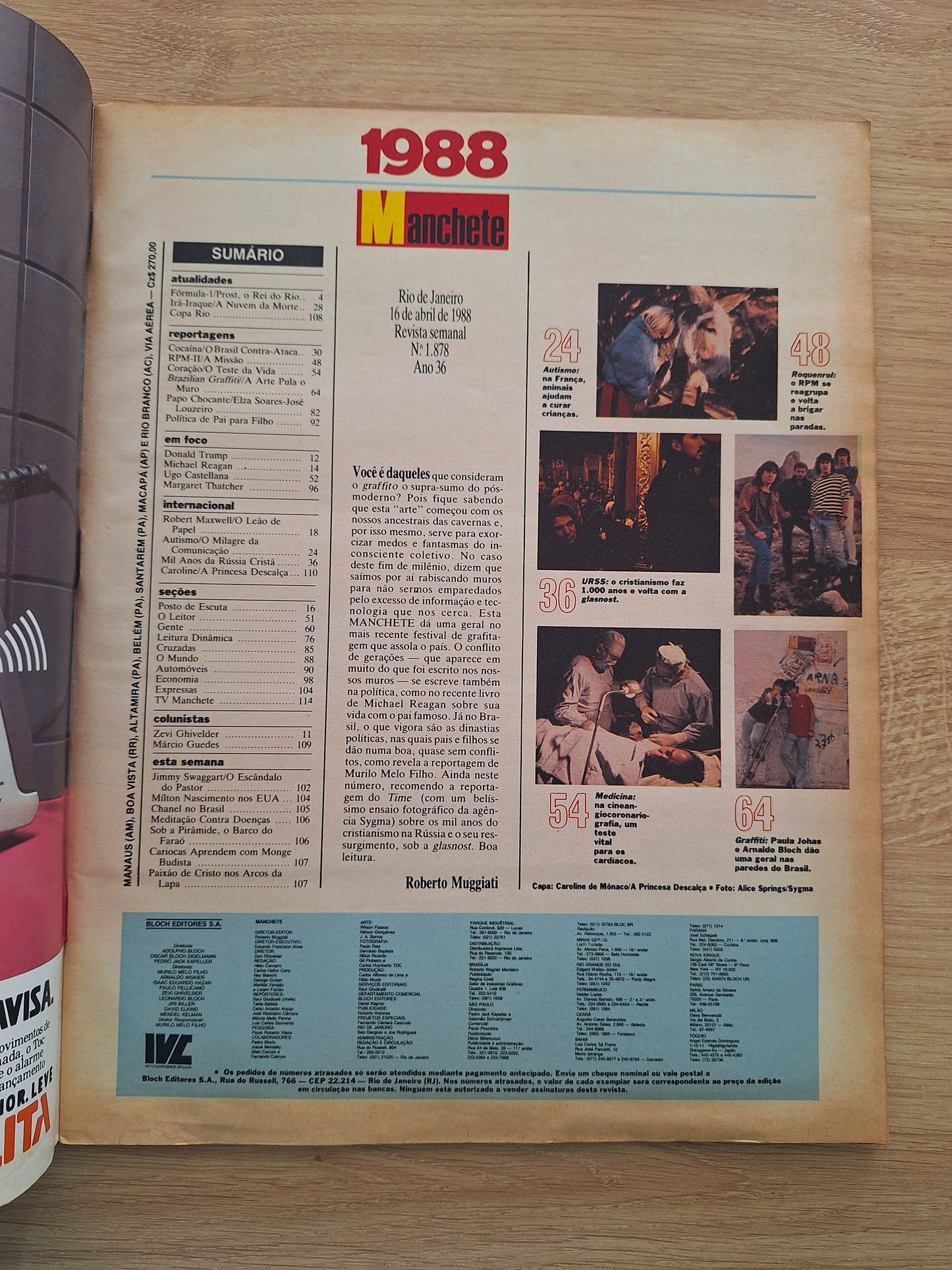 Revista Manchete 1878 (1988)