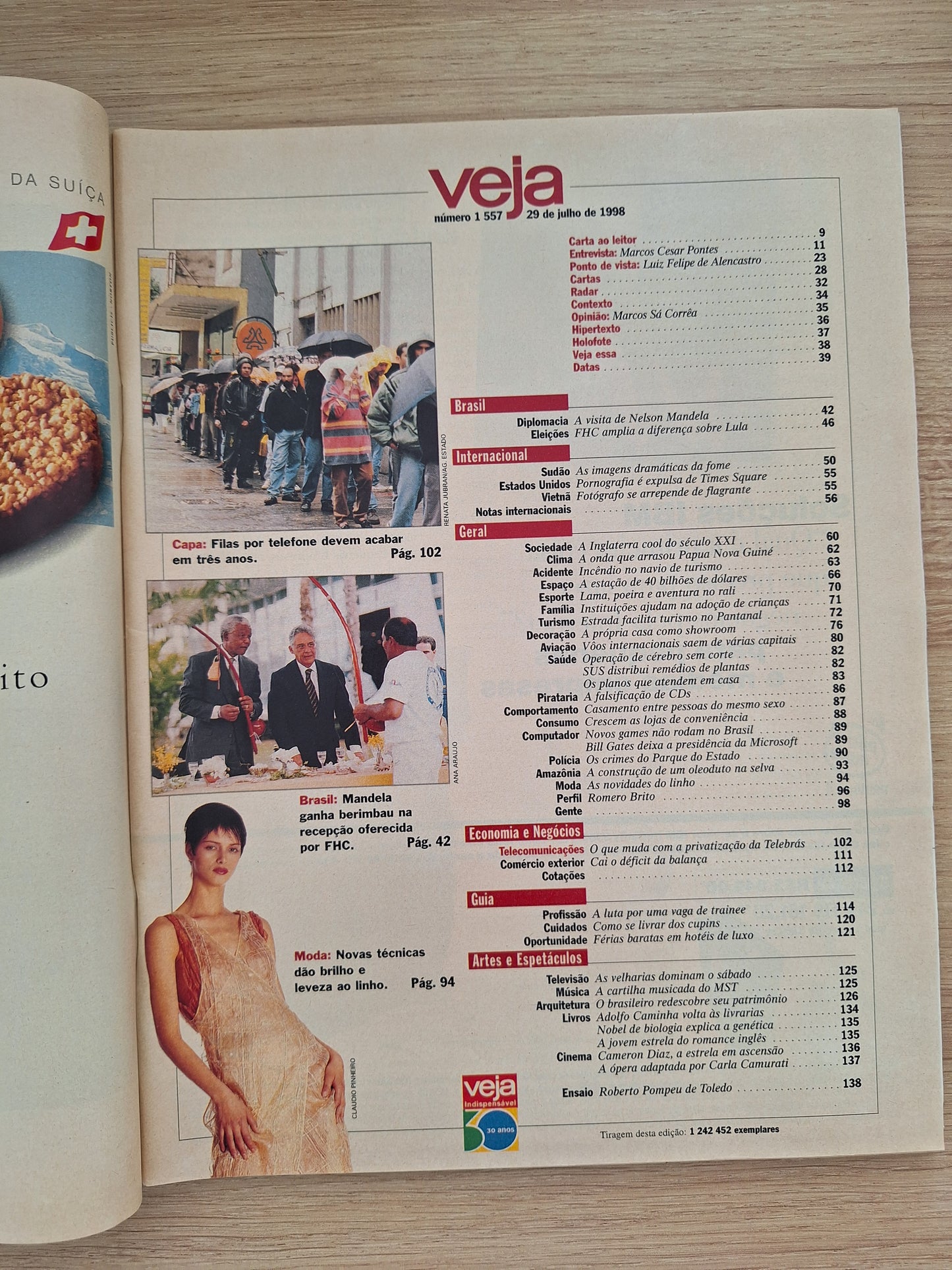 Revista Veja 1557 (1998)