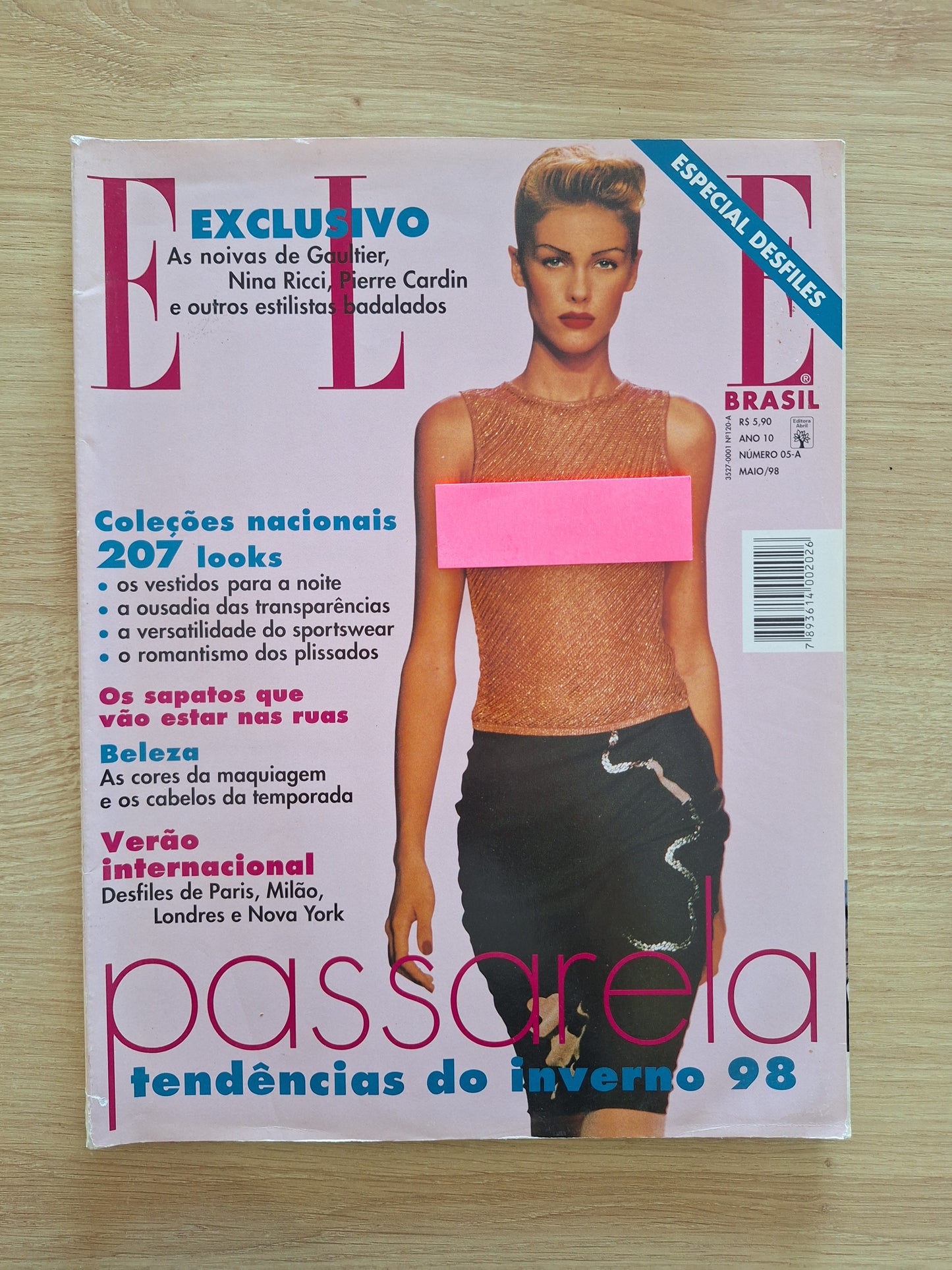 Revista Elle Brasil Passarela (1998)