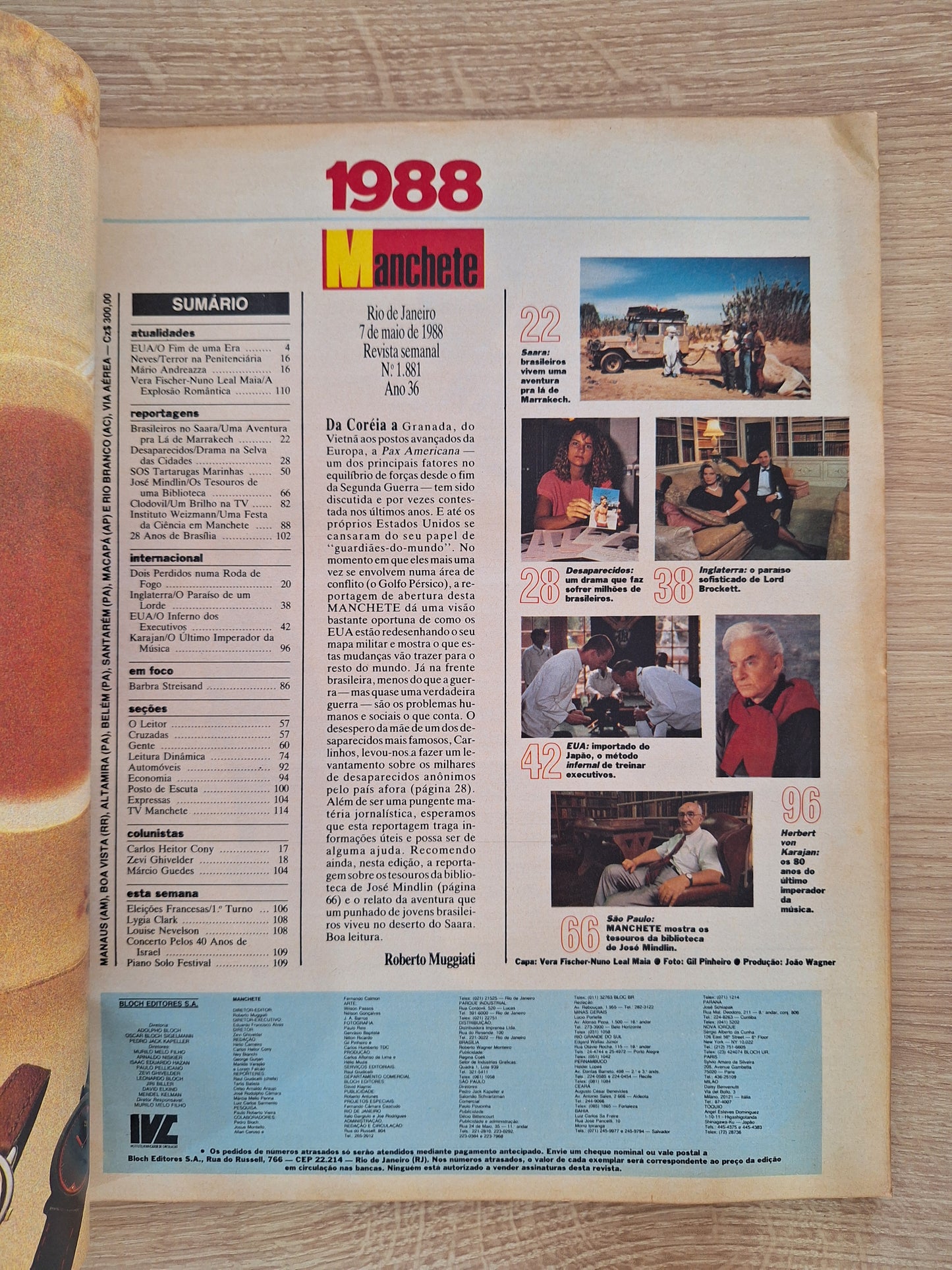 Revista Manchete 1881 (1988)