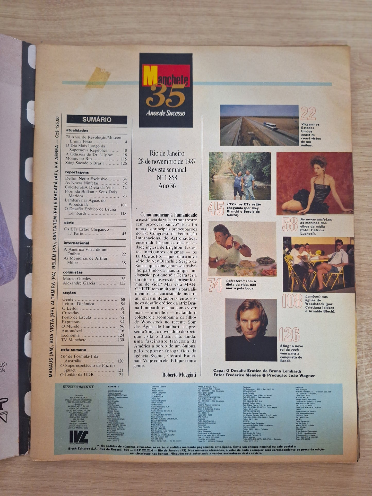 Revista Manchete 1858 (1987)