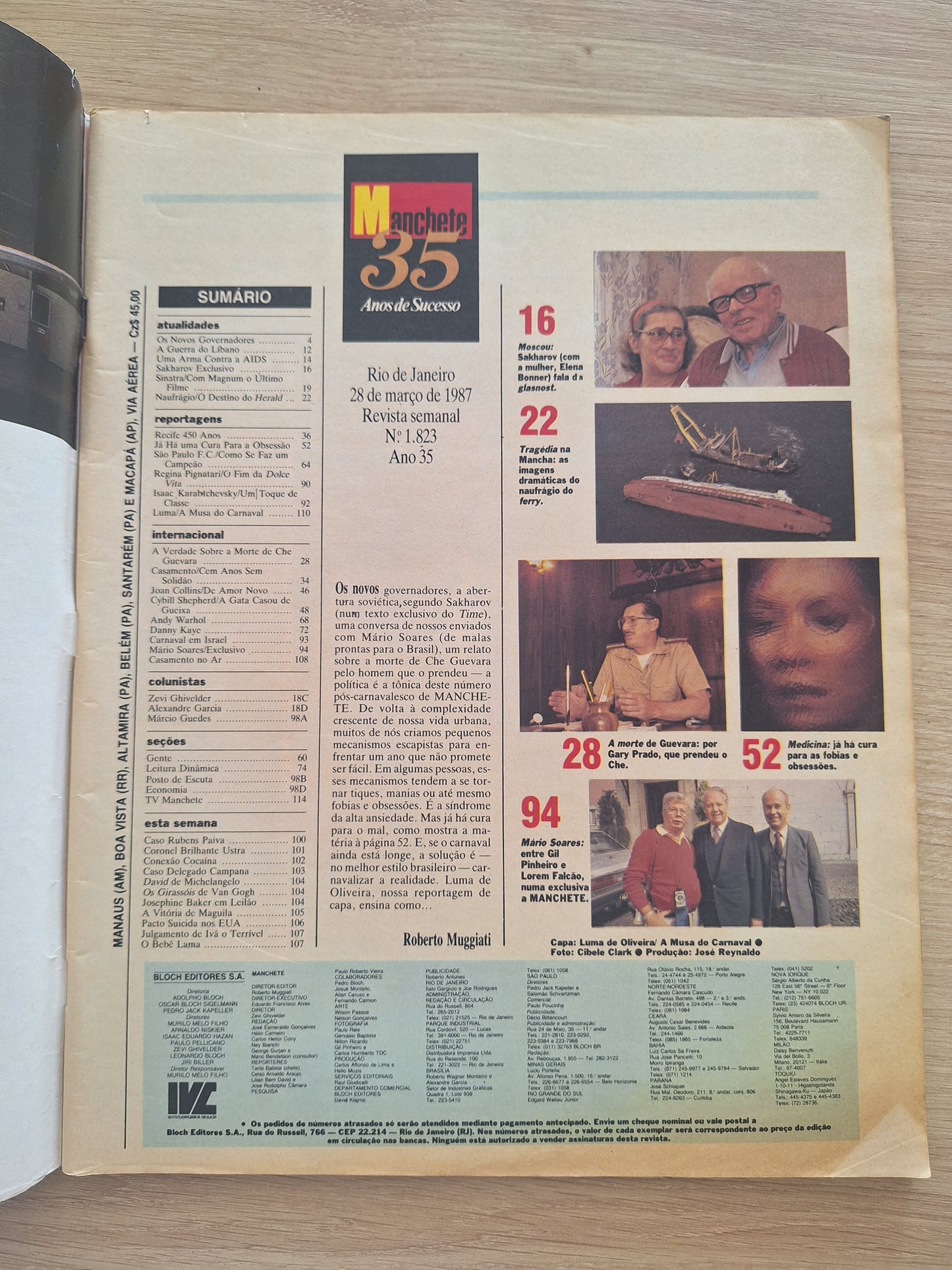 Revista Manchete 1823 (1987)