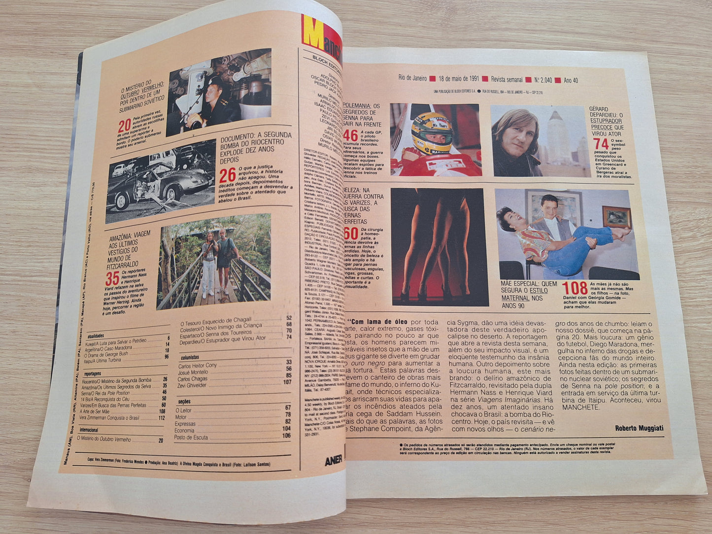 Revista Manchete 2040 (1991)