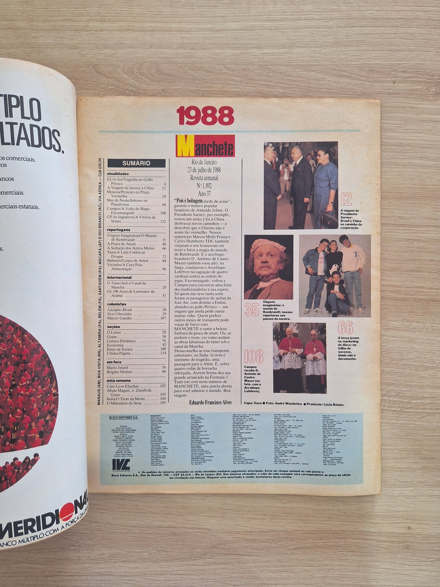 Revista Manchete 1892 (1988)