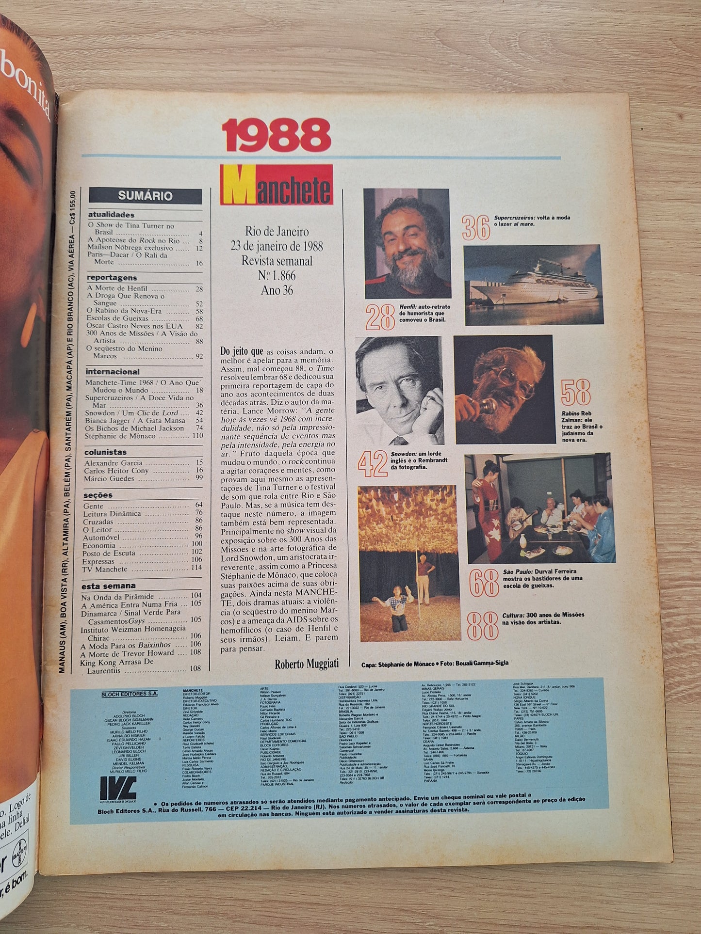 Revista Manchete 1866 (1988)