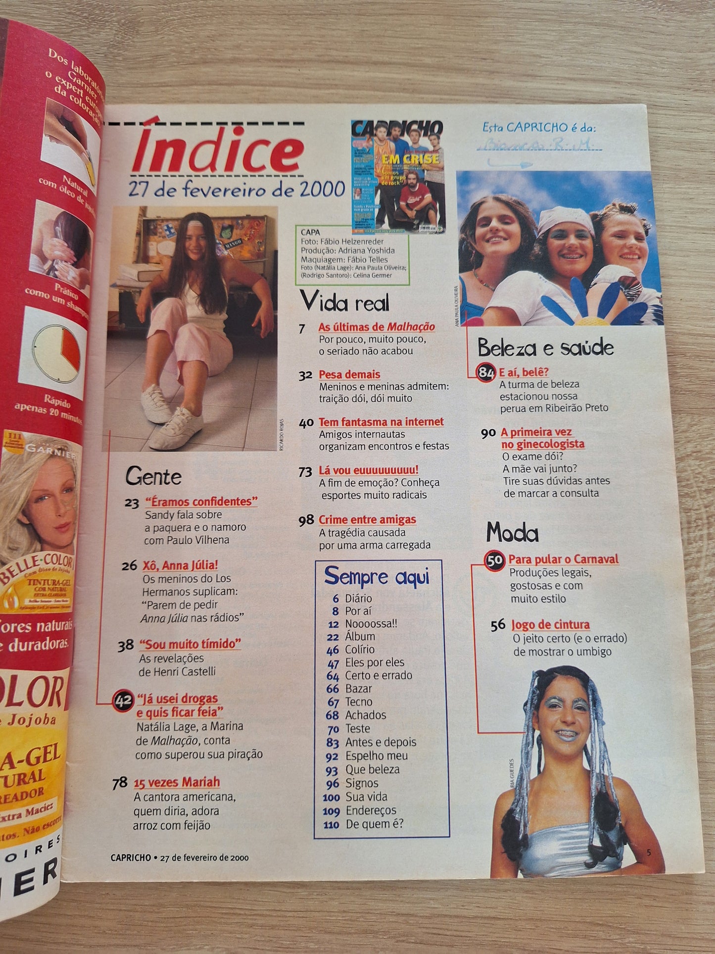 Revista Capricho 830 (2000)