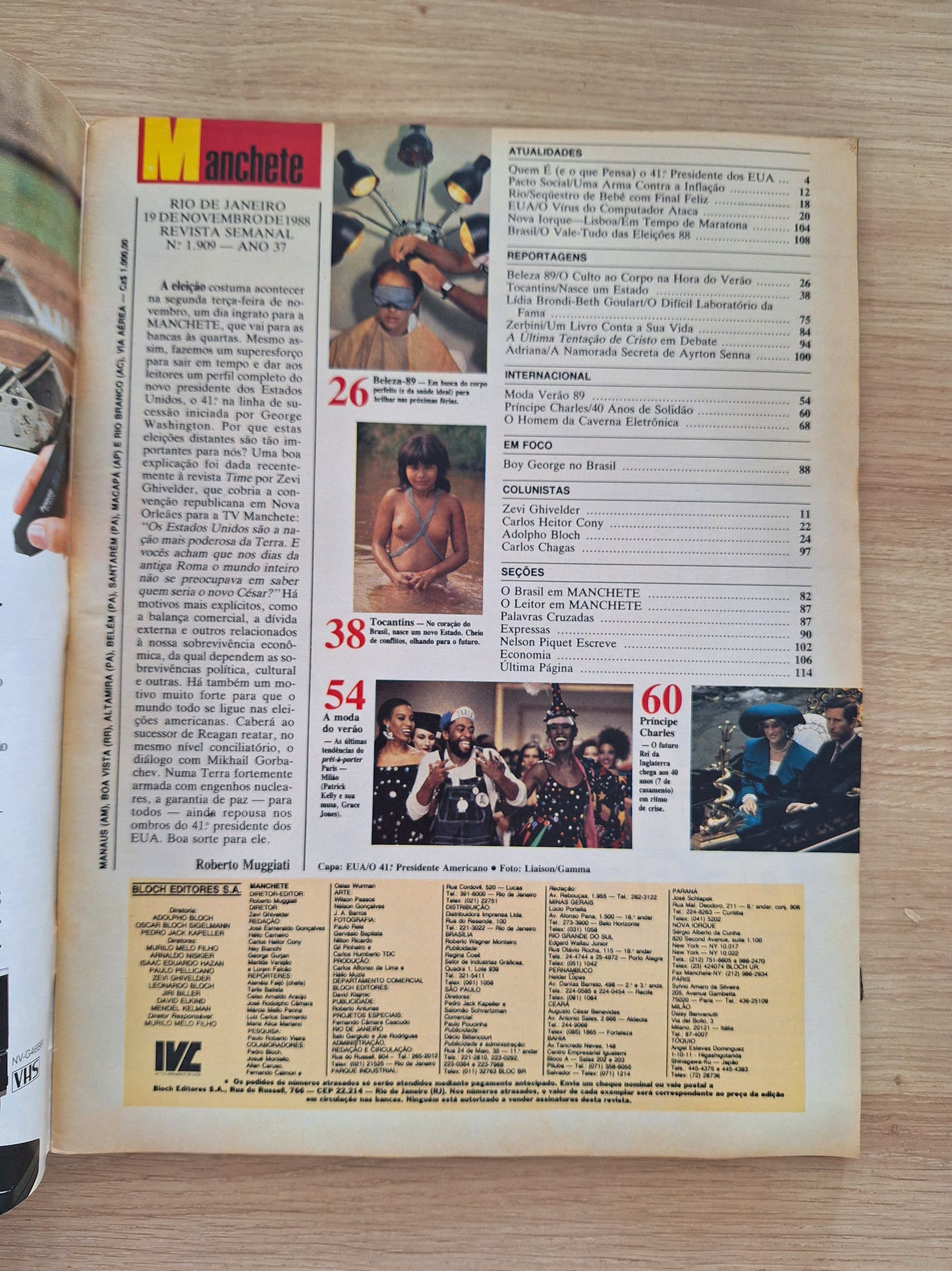 Revista Manchete 1909 (1988)