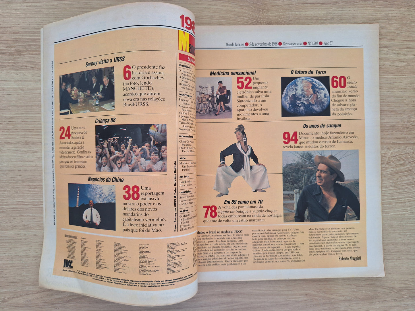 Revista Manchete 1907 (1988)