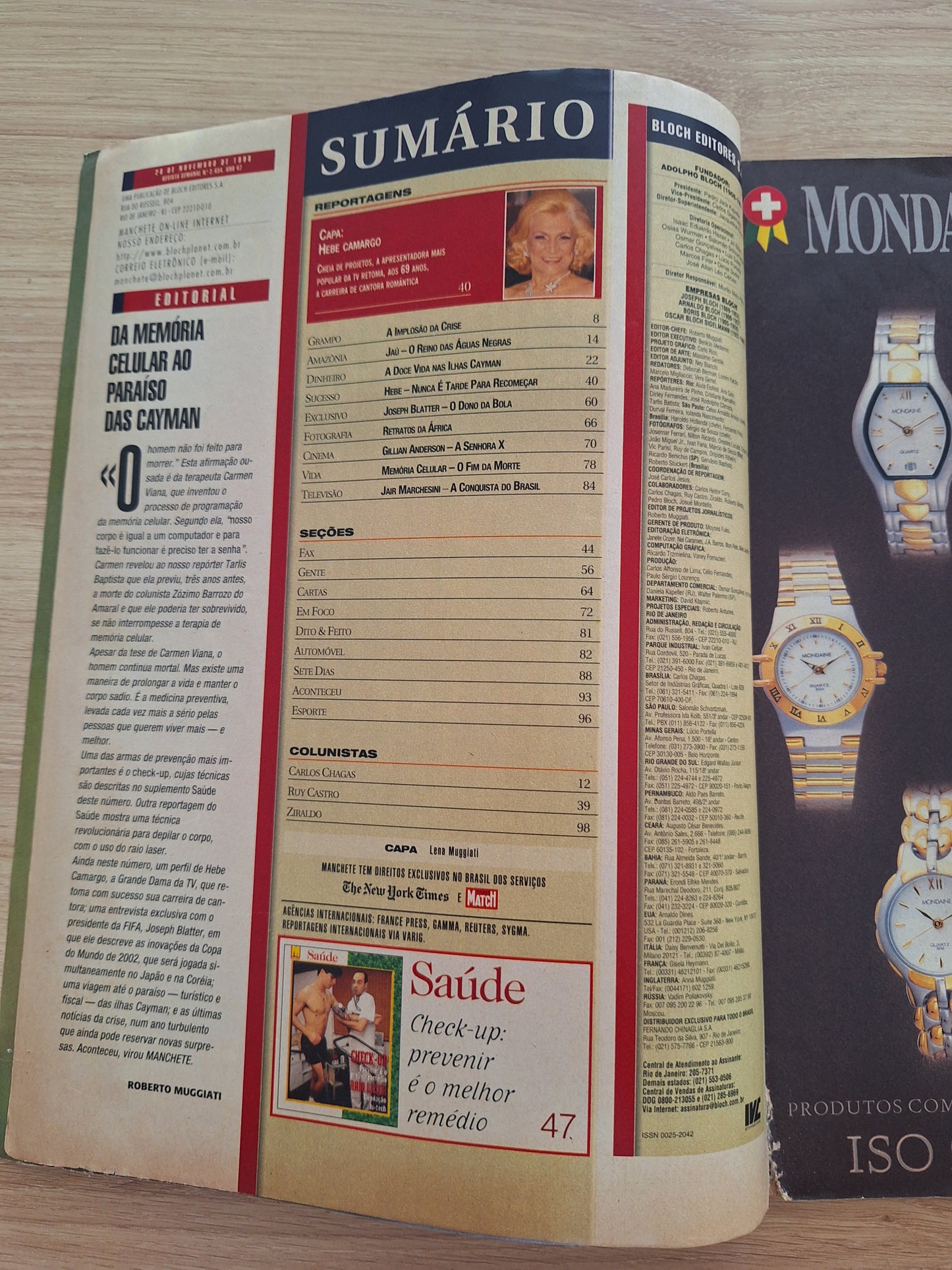 Revista Manchete 2434 (1998)