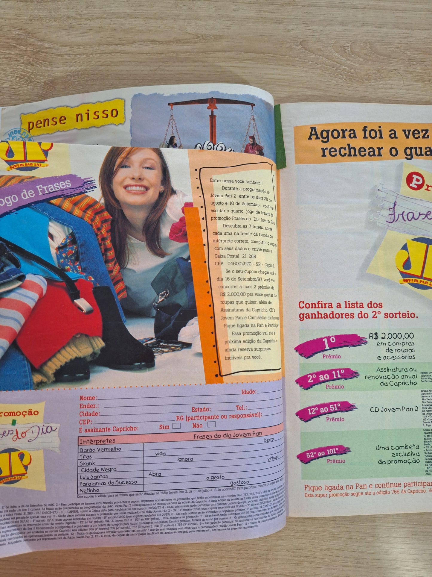 Revista Capricho 765 (1997)