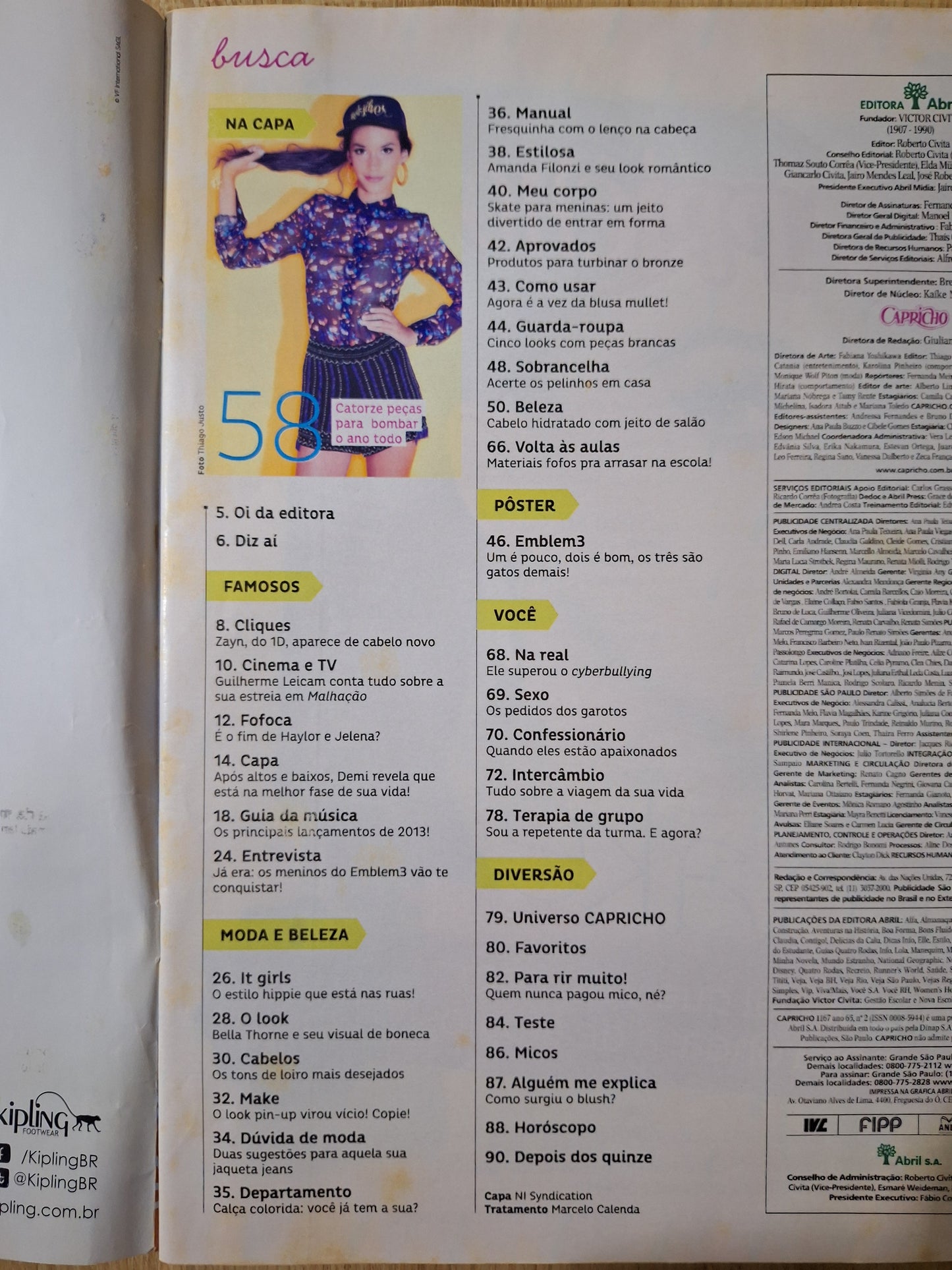 Revista Capricho 1167 (2013)