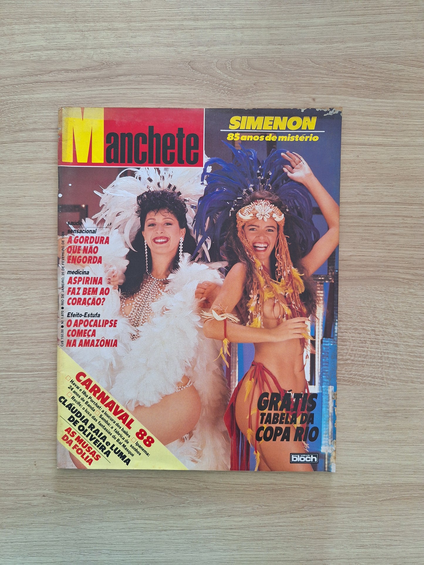 Revista Manchete 1870 (1988)