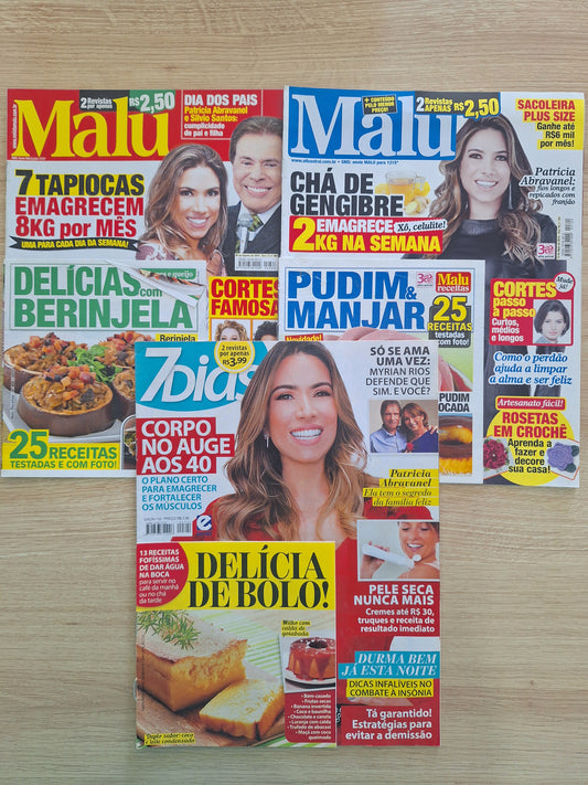 Kit Revista Patrícia Abravanel