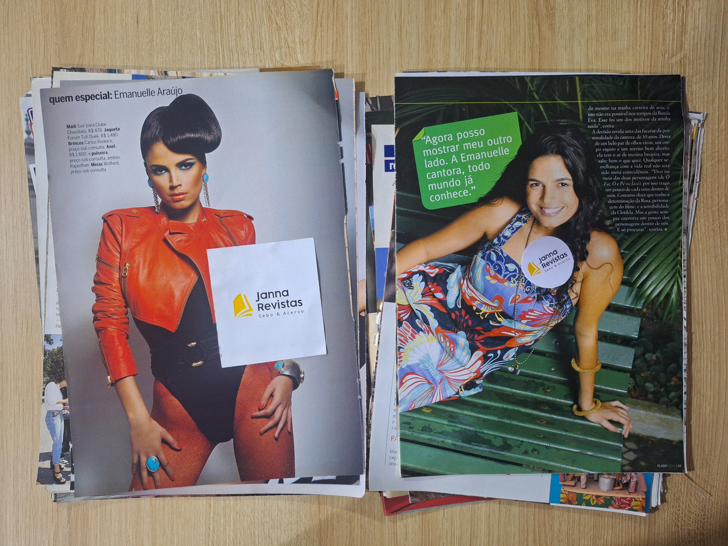 Emanuelle Araújo - Material de revistas