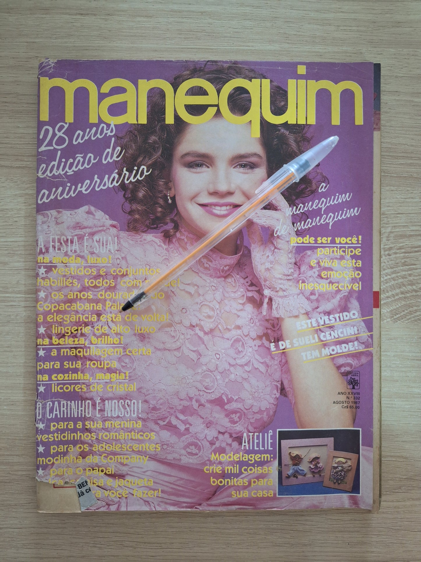 Revista Manequim 332 (1987)