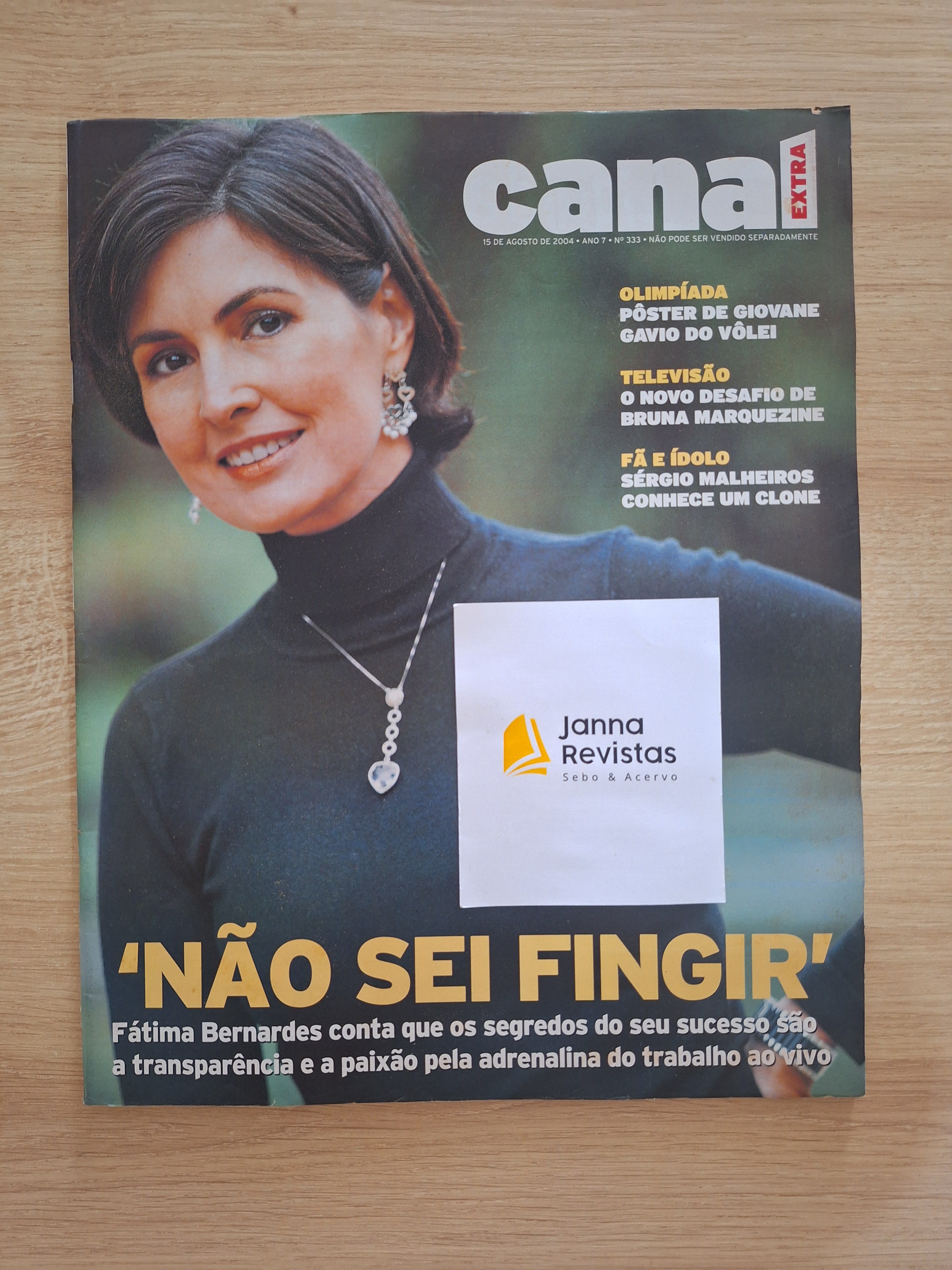 Revista Canal Extra 333 (2004) – Janna Revistas e Discos