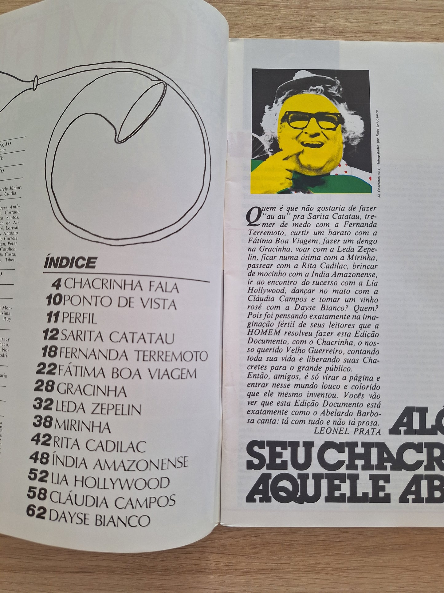 Revista Homem As Chacretes (1980)